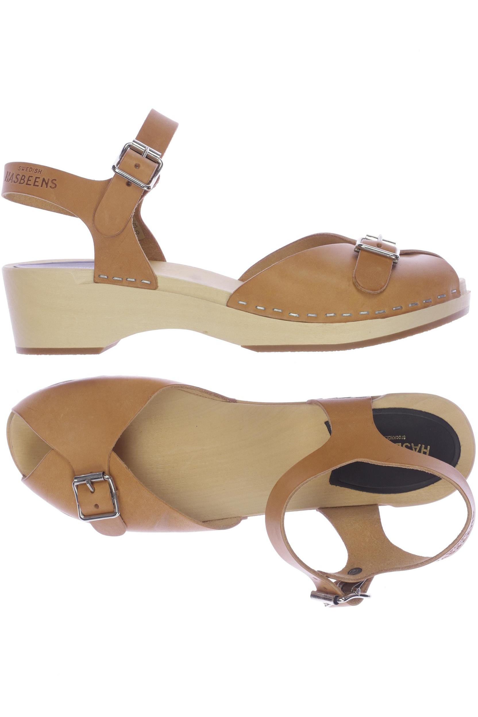 

Swedish hasbeens Damen Sandale, beige, Gr. 39