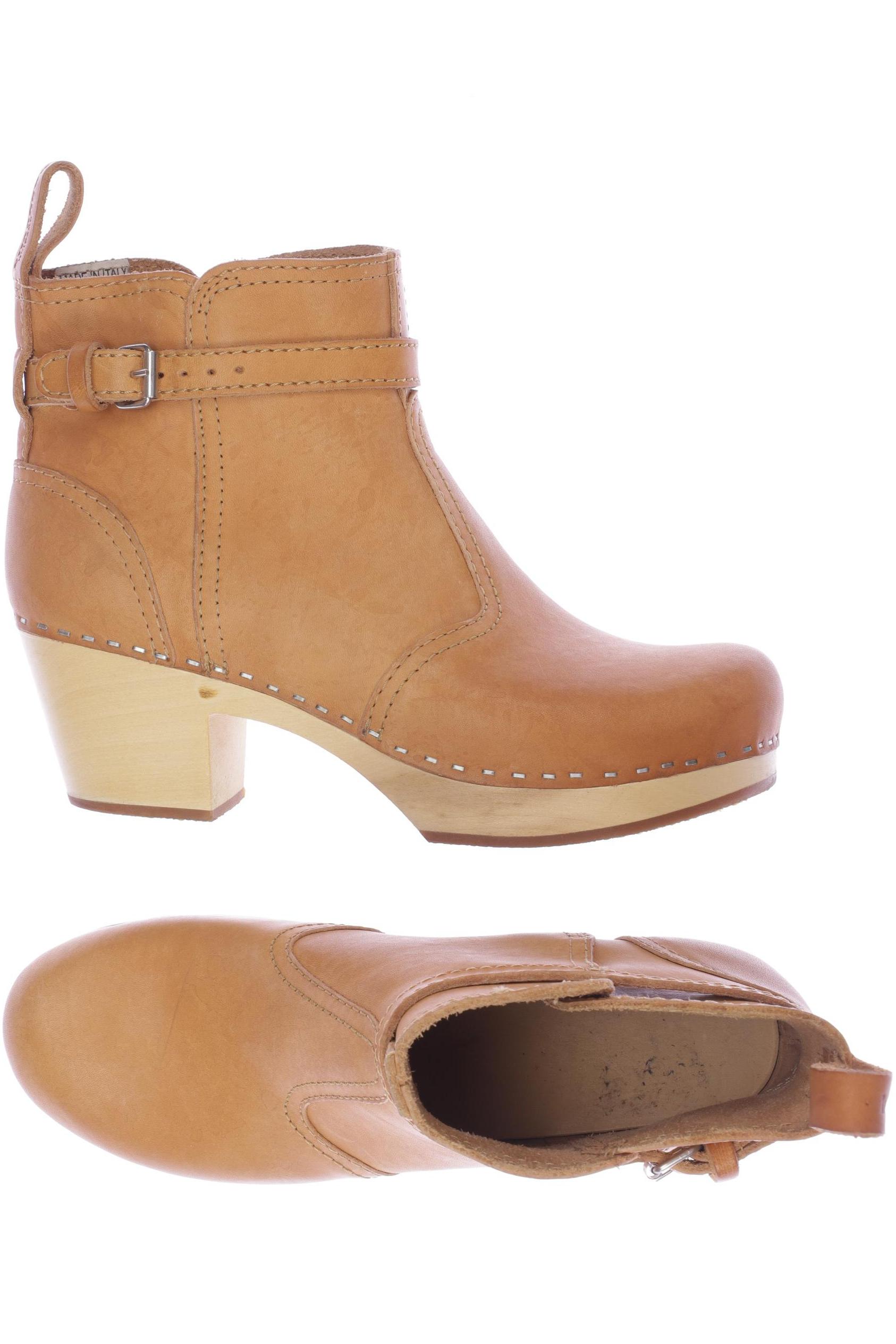 

Swedish hasbeens Damen Stiefelette, orange, Gr. 38