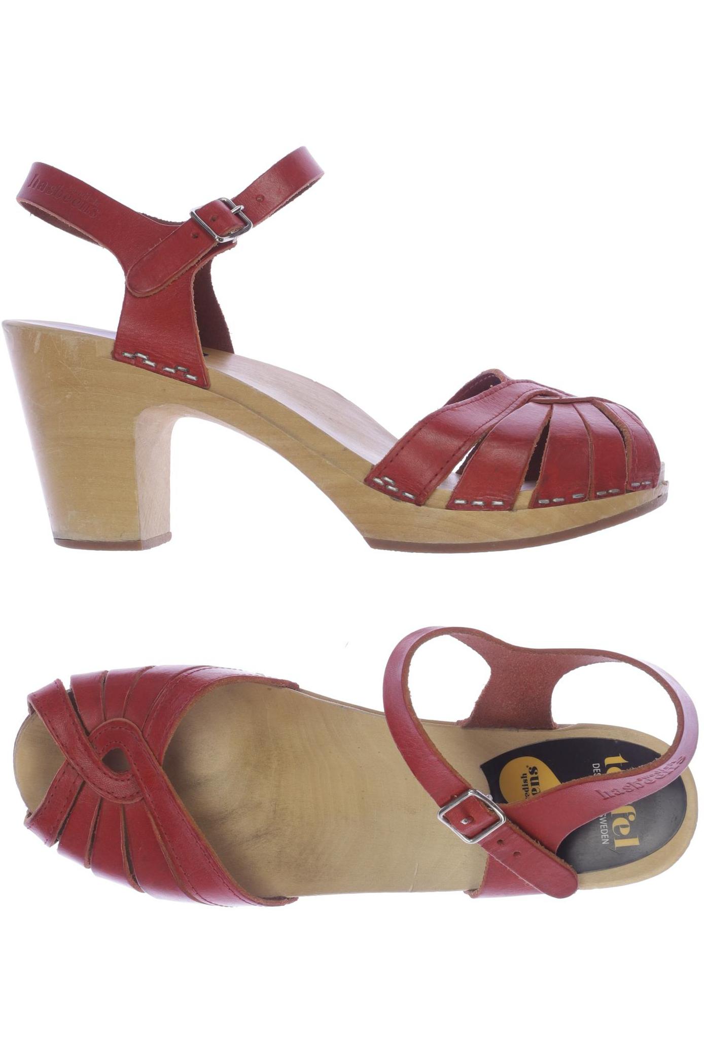 

Swedish hasbeens Damen Sandale, rot