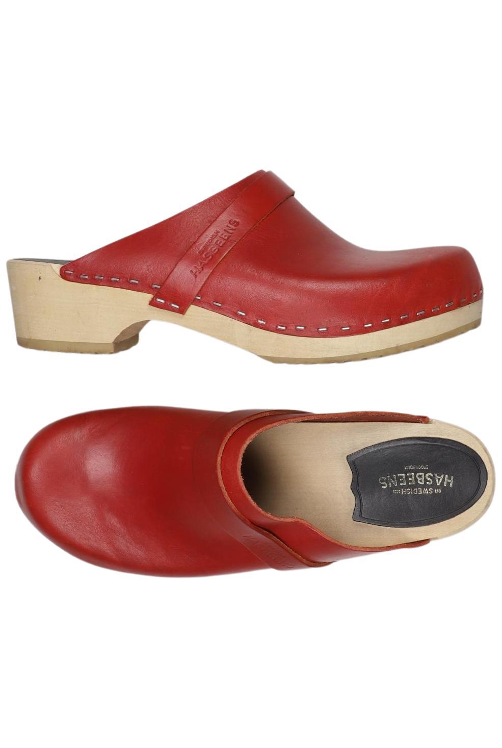 

Swedish hasbeens Damen Sandale, rot, Gr. 39