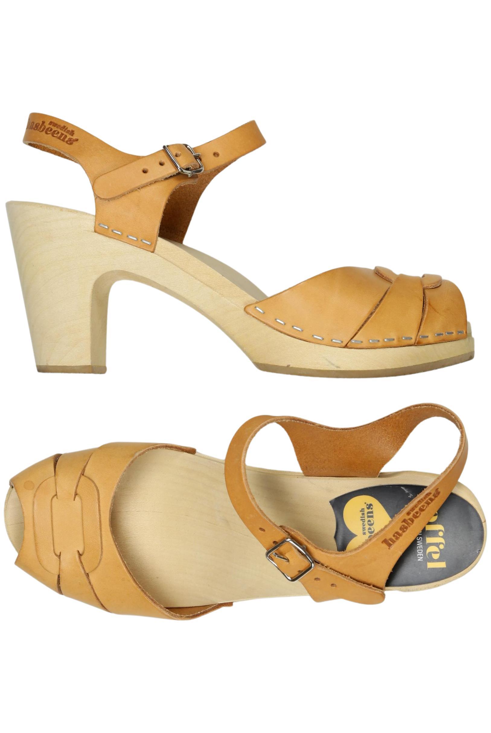 

Swedish hasbeens Damen Sandale, braun, Gr. 38