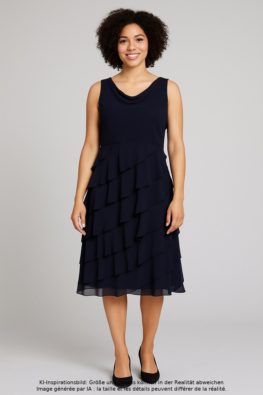 

Swing Damen Kleid, marineblau, Gr. 40