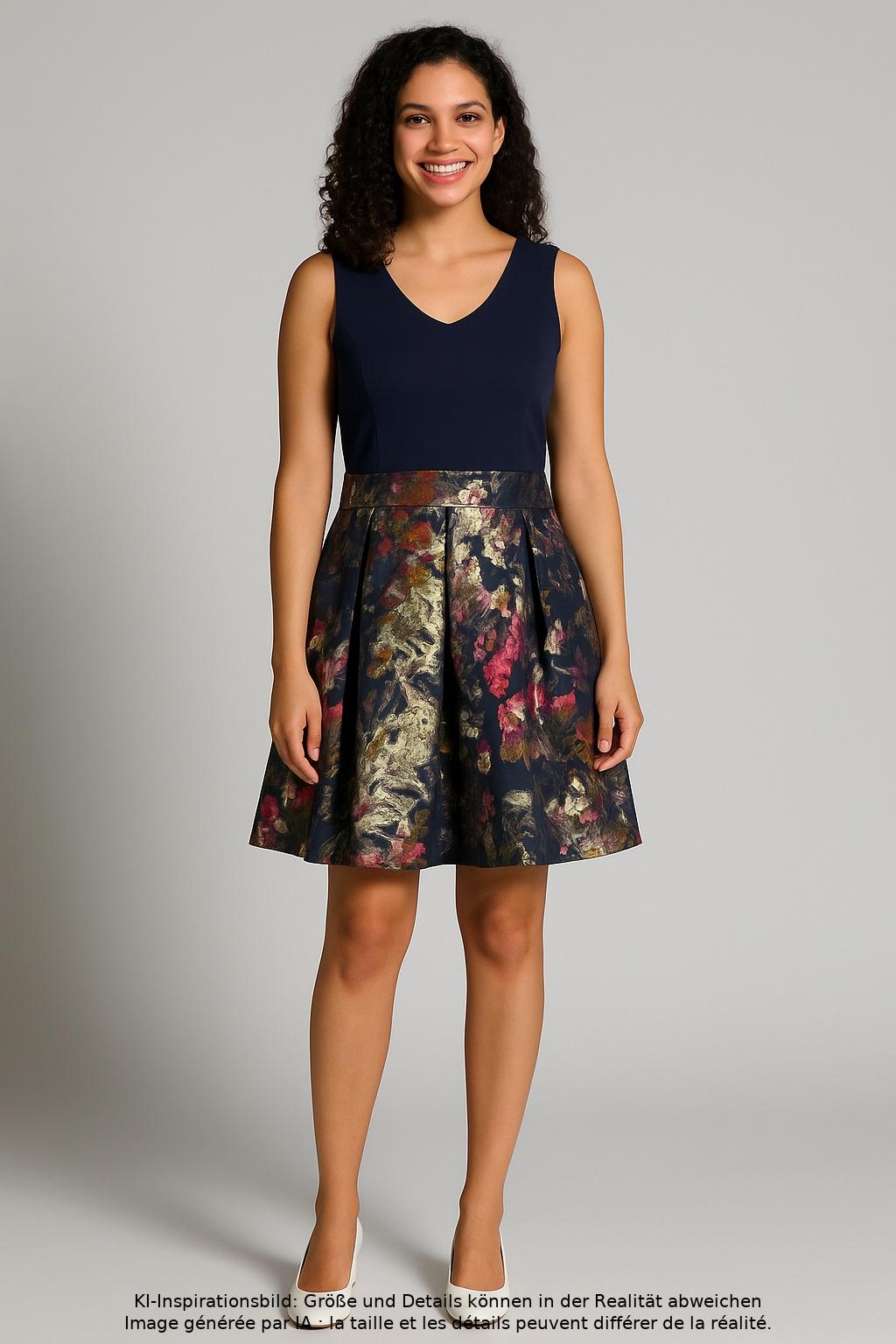 

Swing Damen Kleid, marineblau, Gr. 38