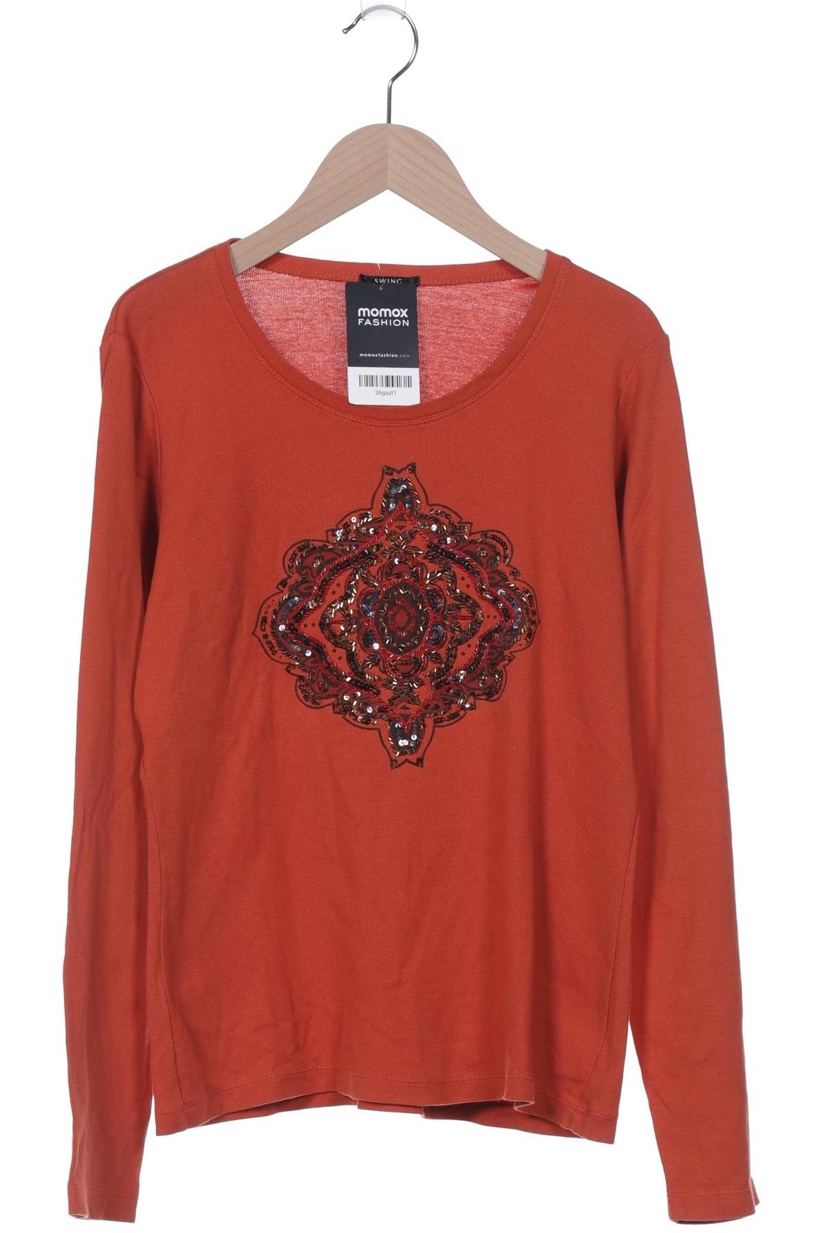 

Swing Damen Langarmshirt, orange, Gr. 38