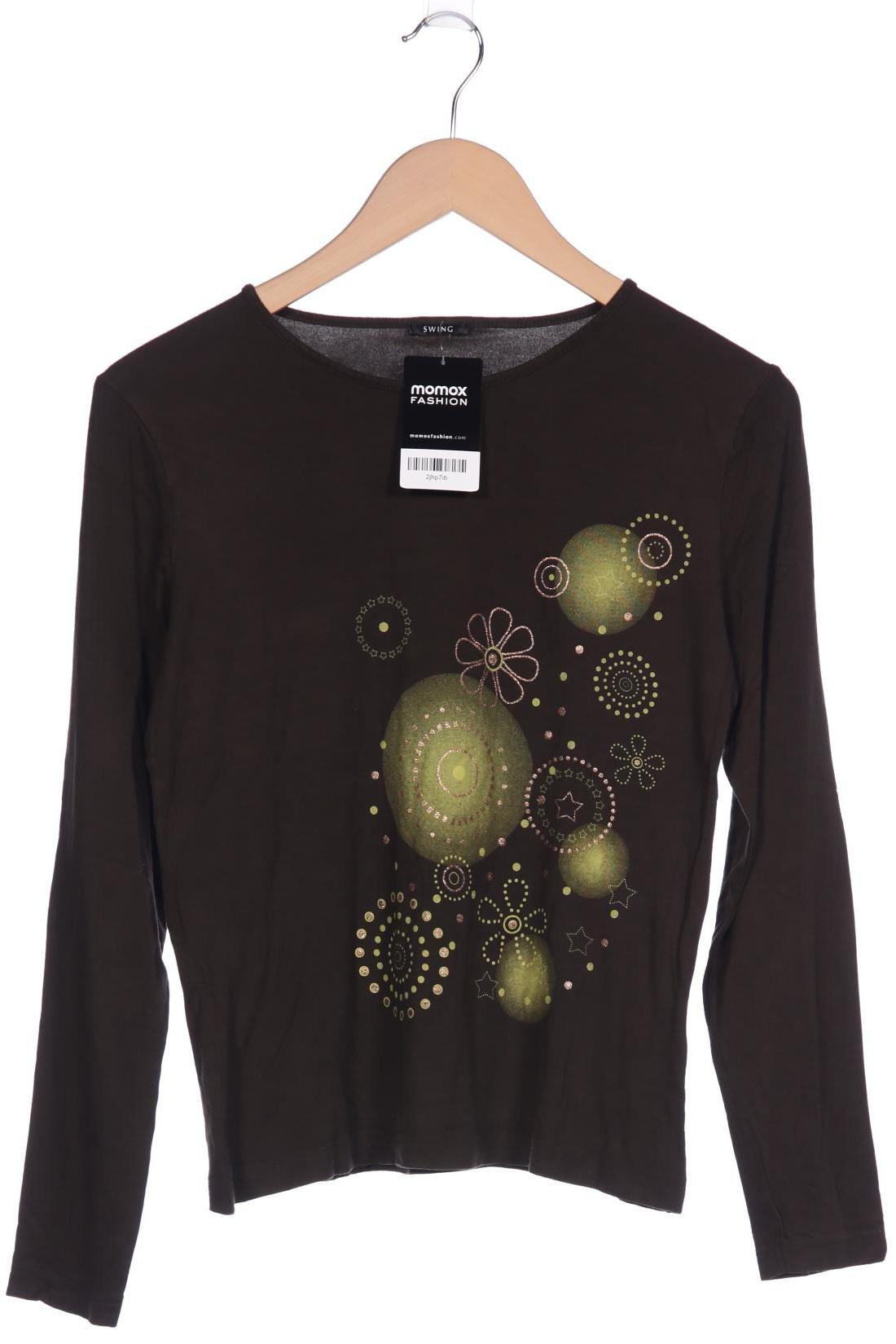 

Swing Damen Langarmshirt, grün, Gr. 36