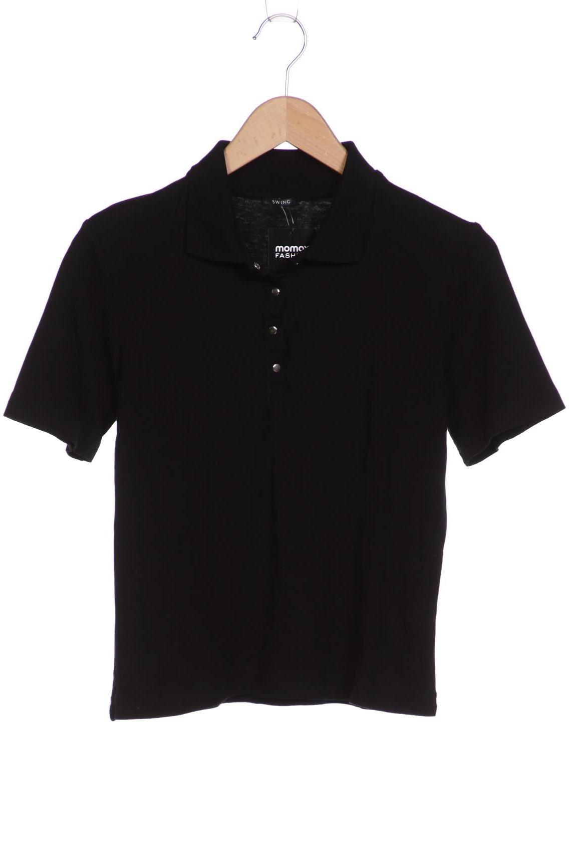 

SWING Damen Poloshirt, schwarz