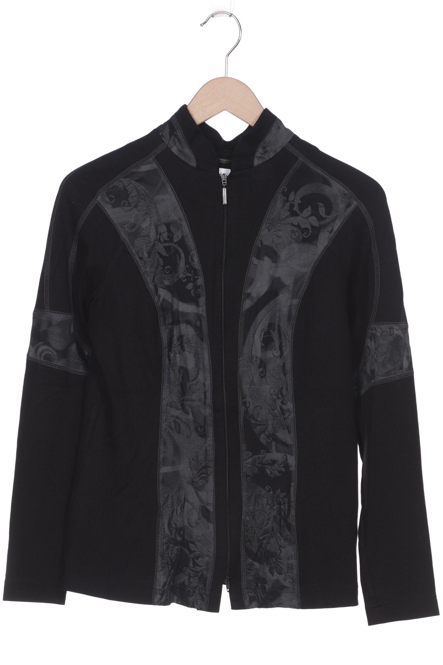 

Sylvia Heise Damen Strickjacke, schwarz, Gr. 36