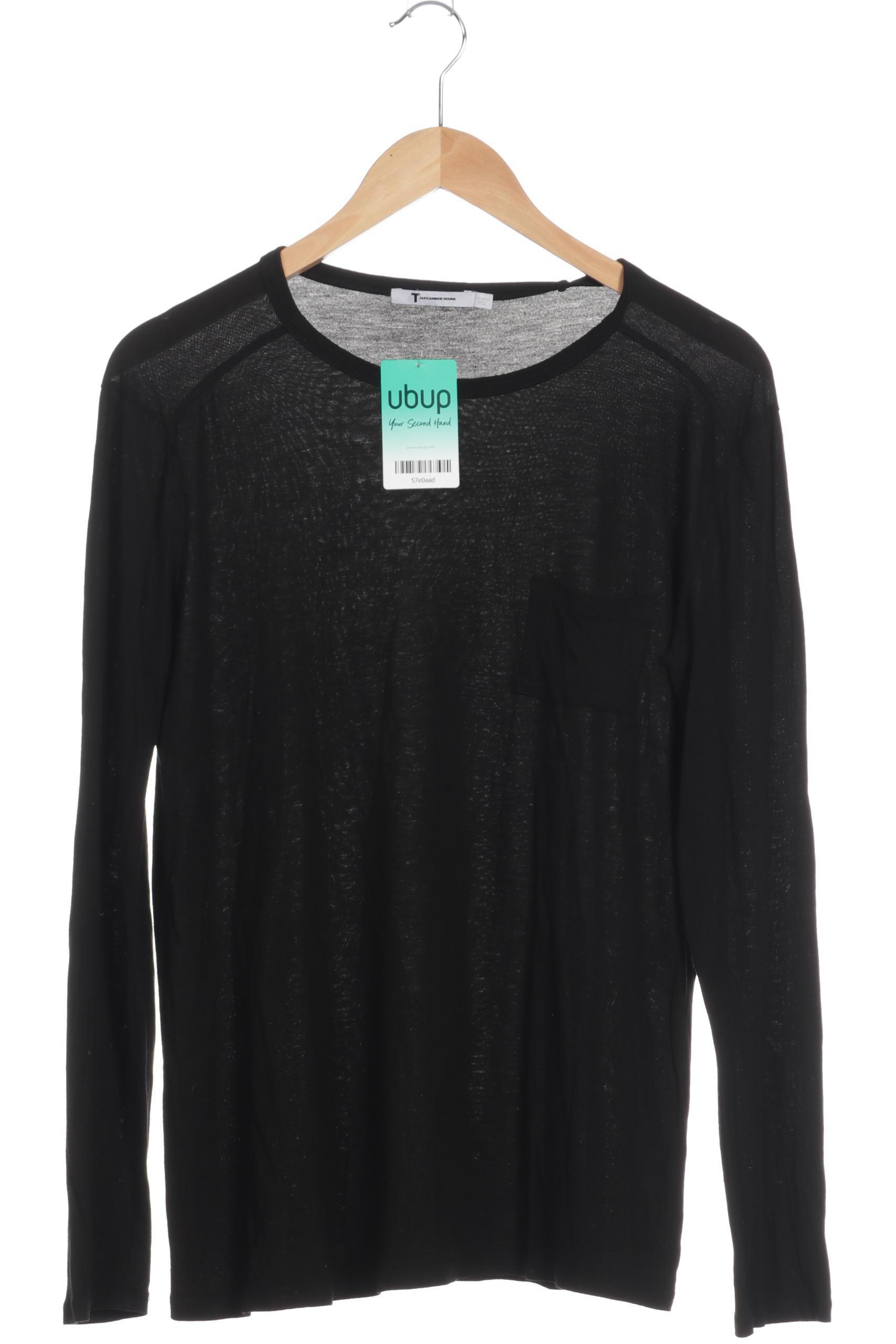 

T by Alexander Wang Damen Langarmshirt, schwarz, Gr.