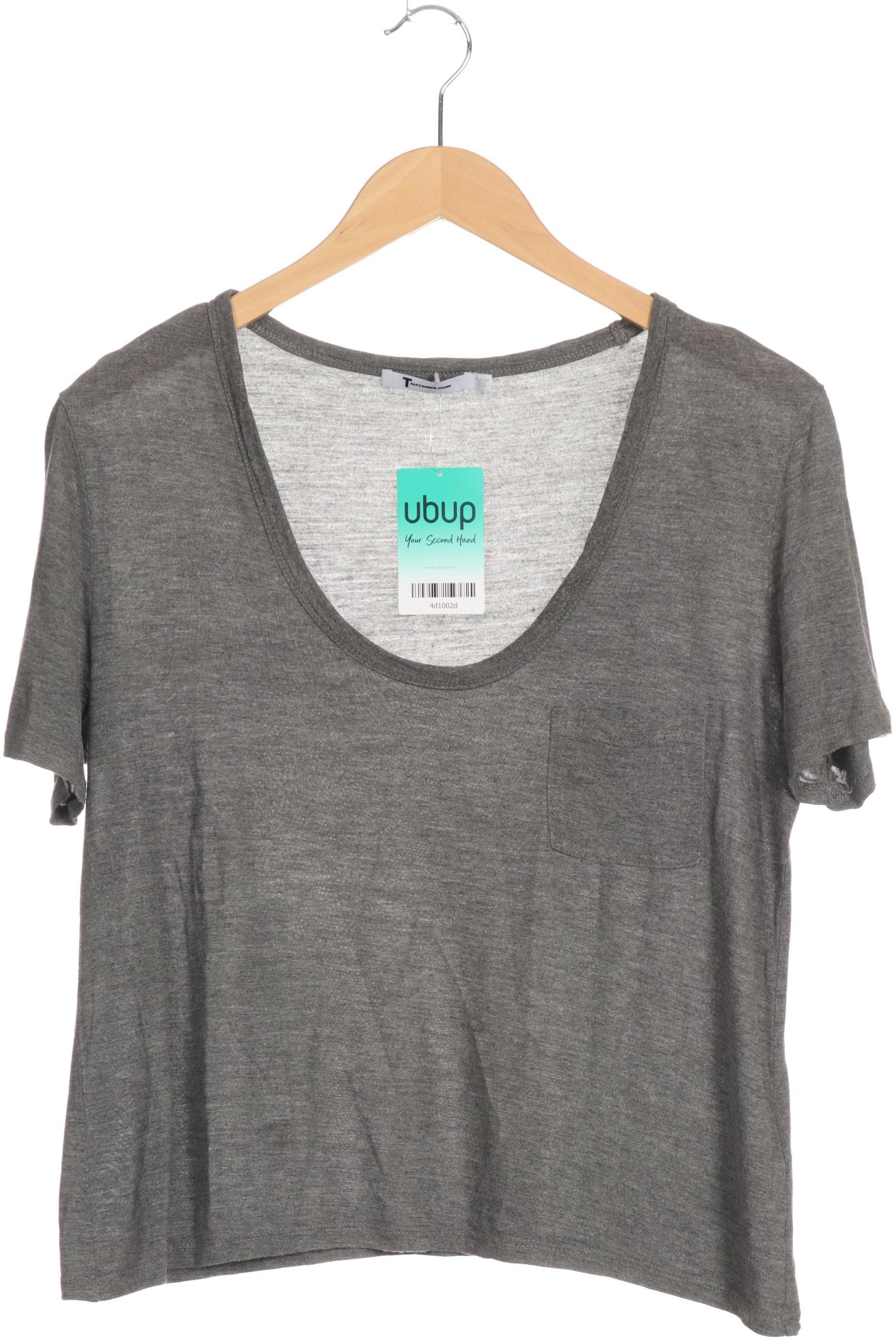 

T by Alexander Wang Damen T-Shirt, grau, Gr.