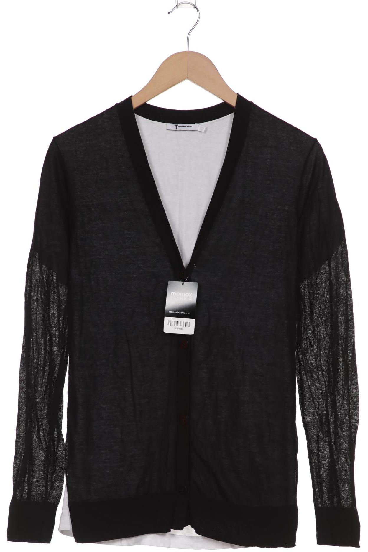 

T by Alexander Wang Damen Strickjacke, schwarz, Gr. 36