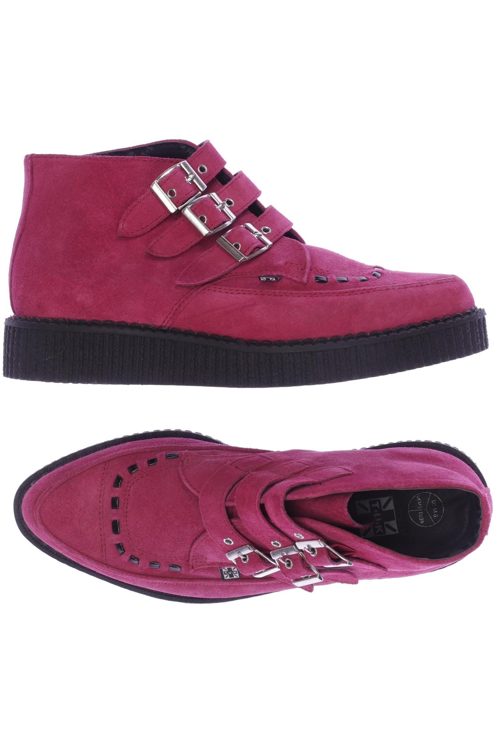 Thumbnail - T.u.k. Damen Stiefelette, pink, Gr. 39