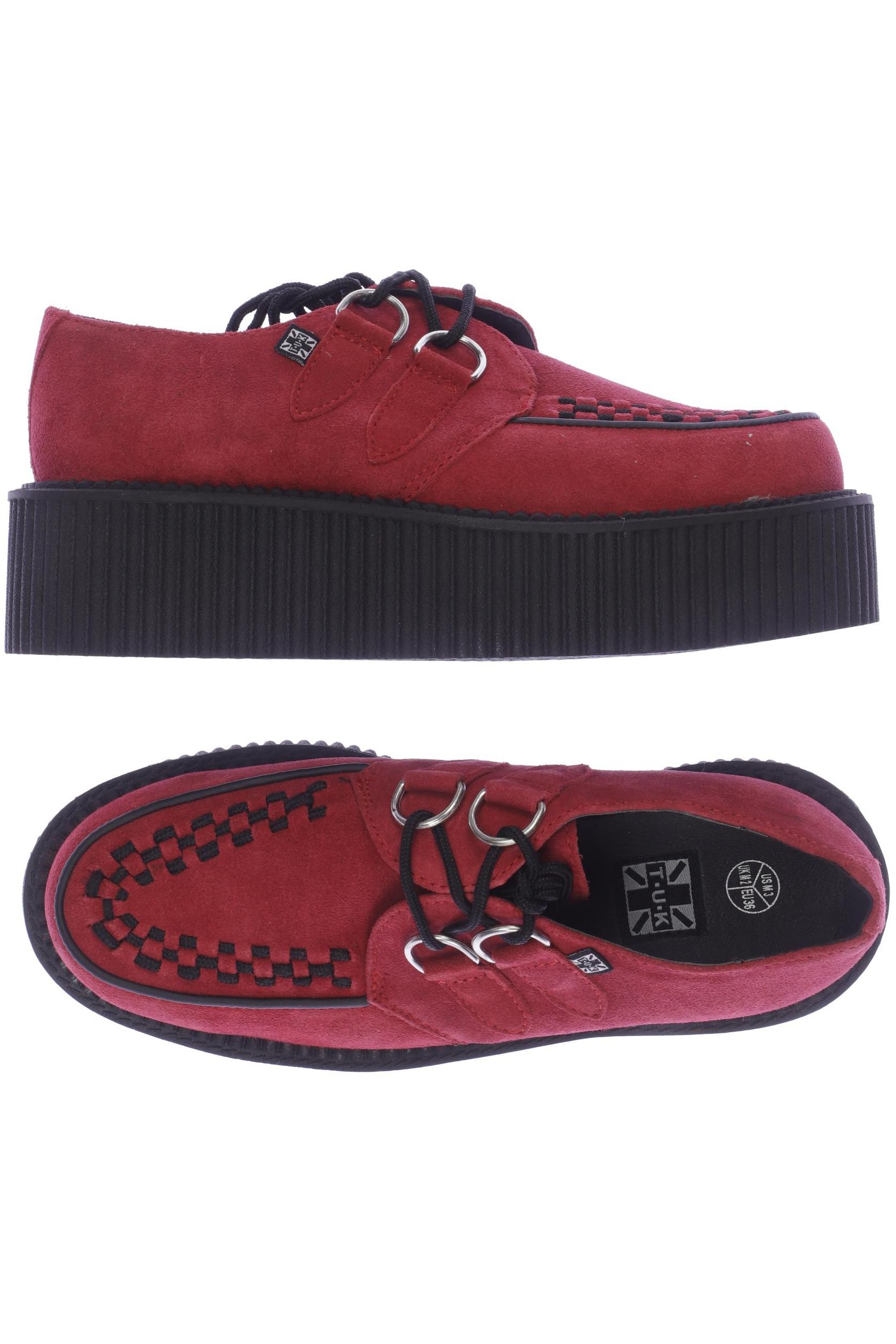 

T.u.k. Damen Halbschuh, rot, Gr. 36