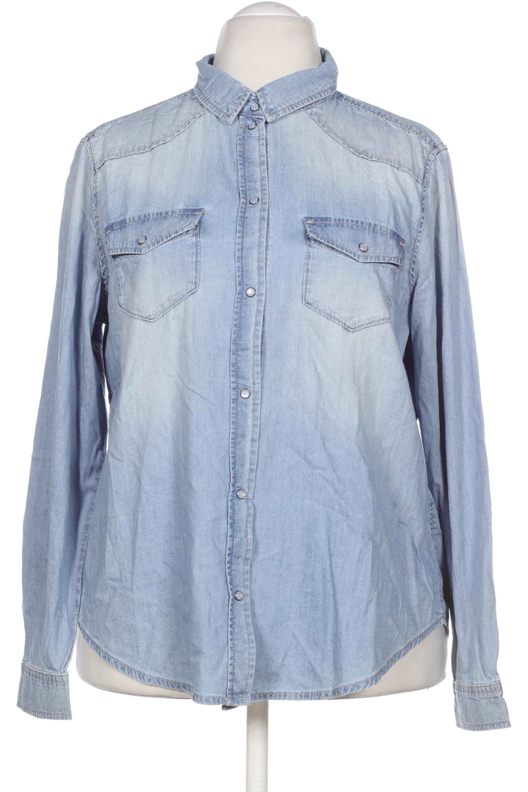 

Taifun Damen Bluse, blau, Gr. 46