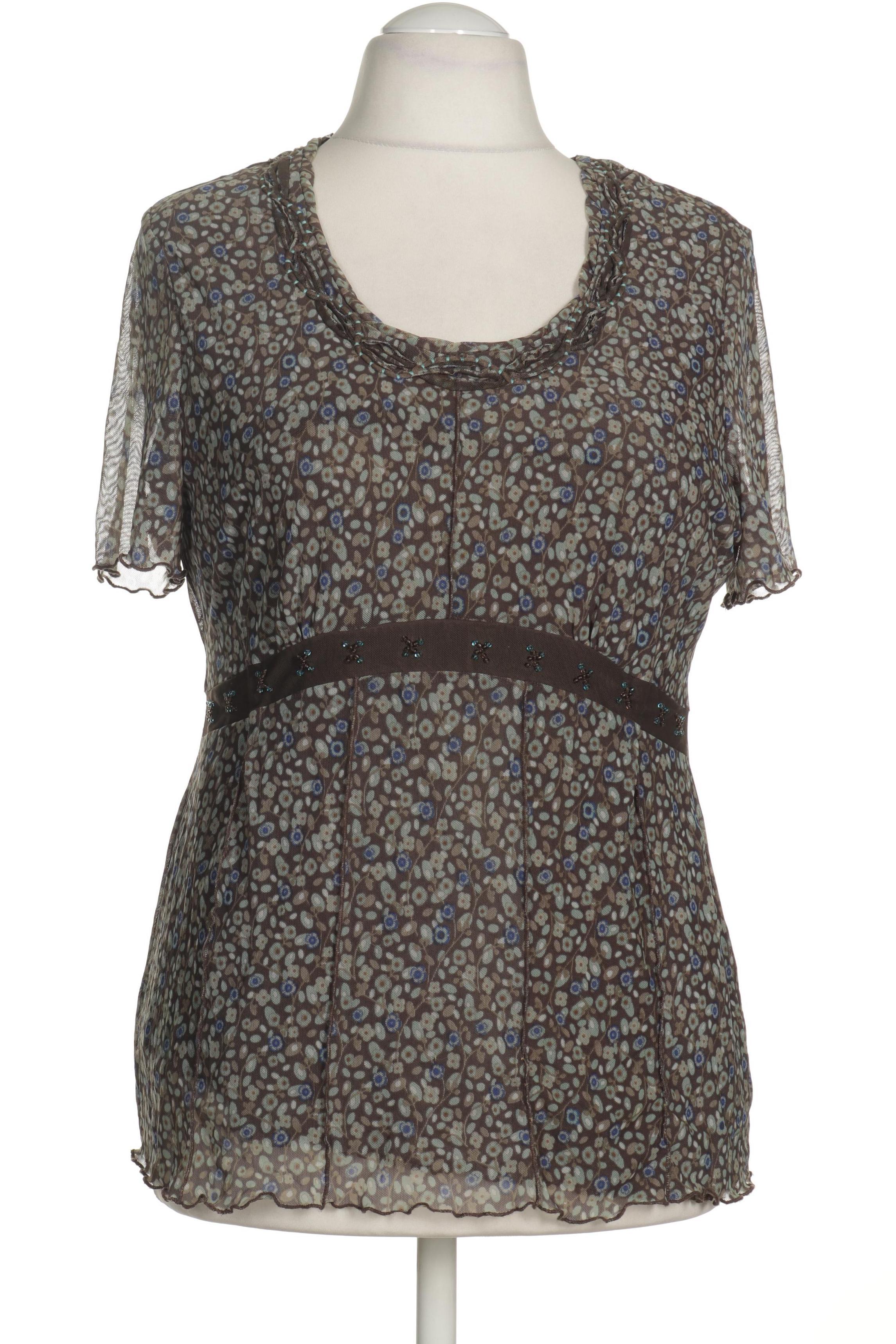 

Taifun Damen Bluse, braun, Gr. 44