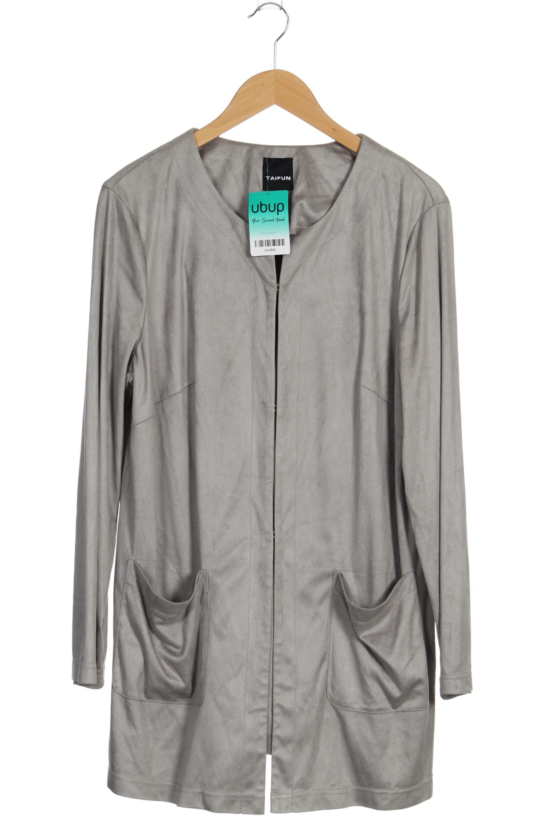 

Taifun Damen Strickjacke, grau, Gr. 46