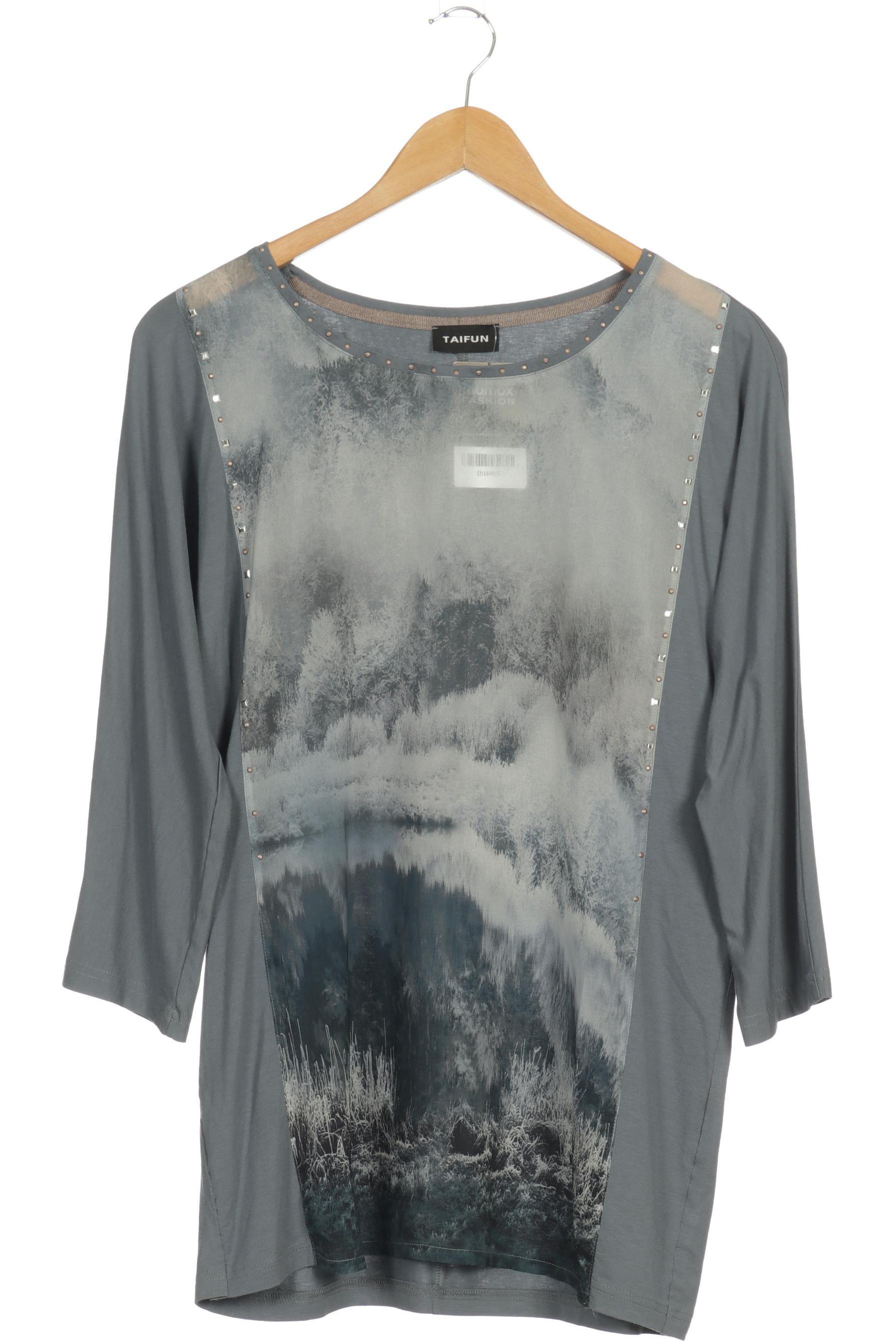 

Taifun Damen Langarmshirt, blau, Gr.