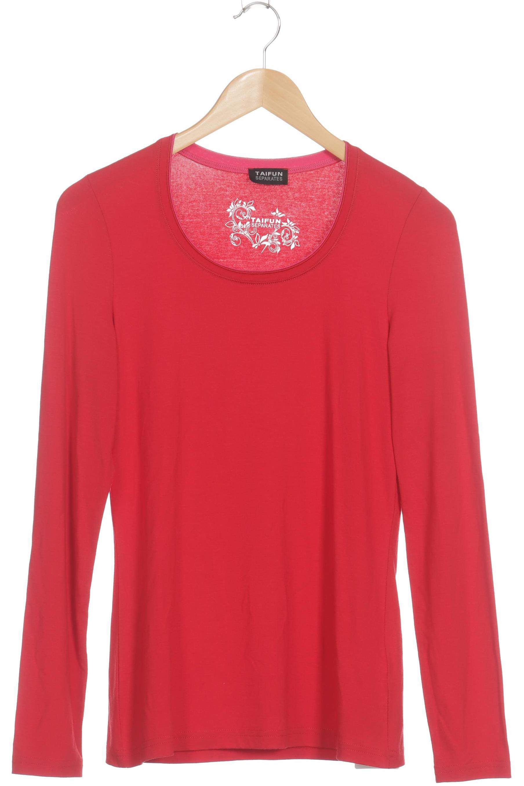 

Taifun Damen Langarmshirt, rot, Gr. 36