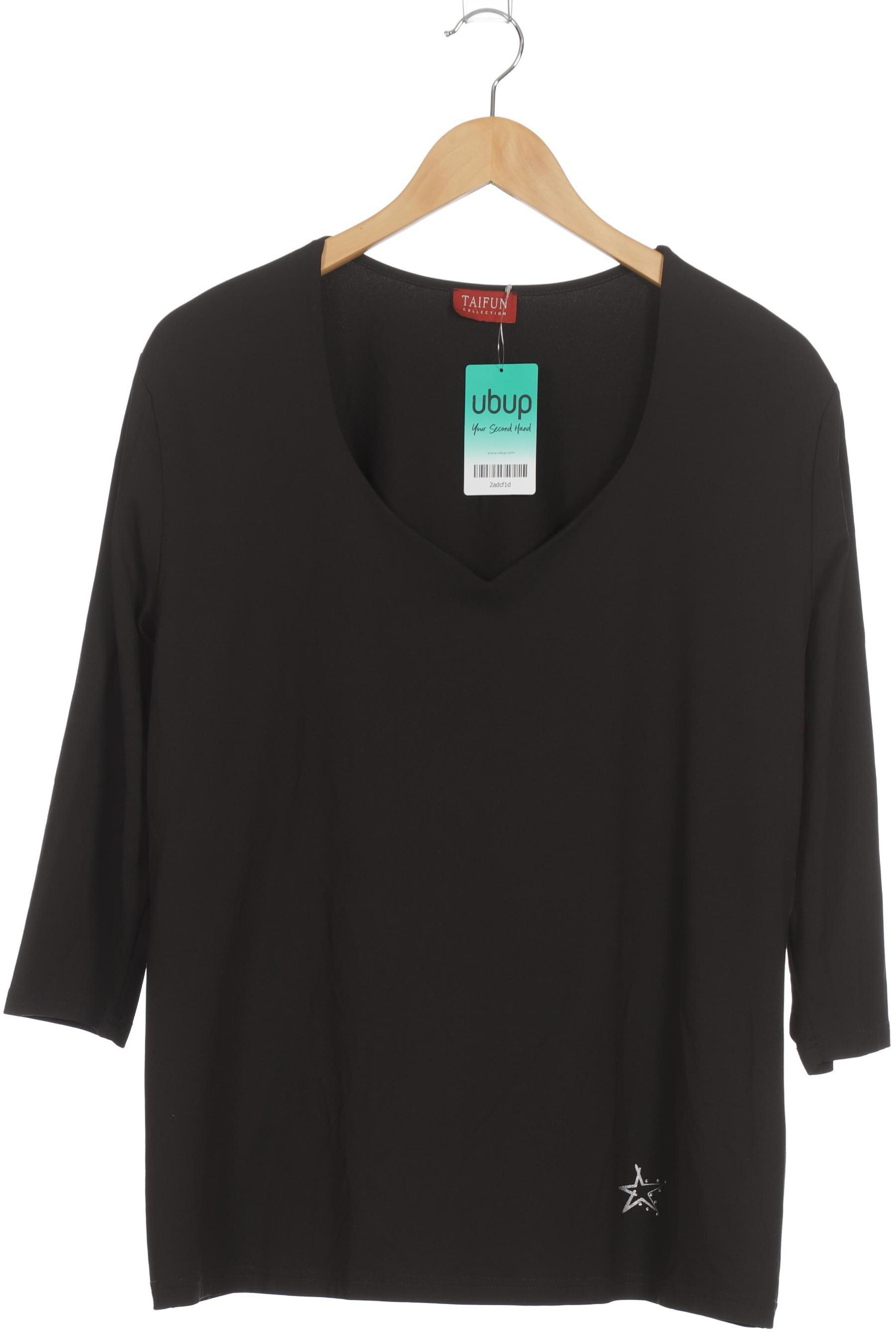 

Taifun Damen Langarmshirt, schwarz, Gr. 46