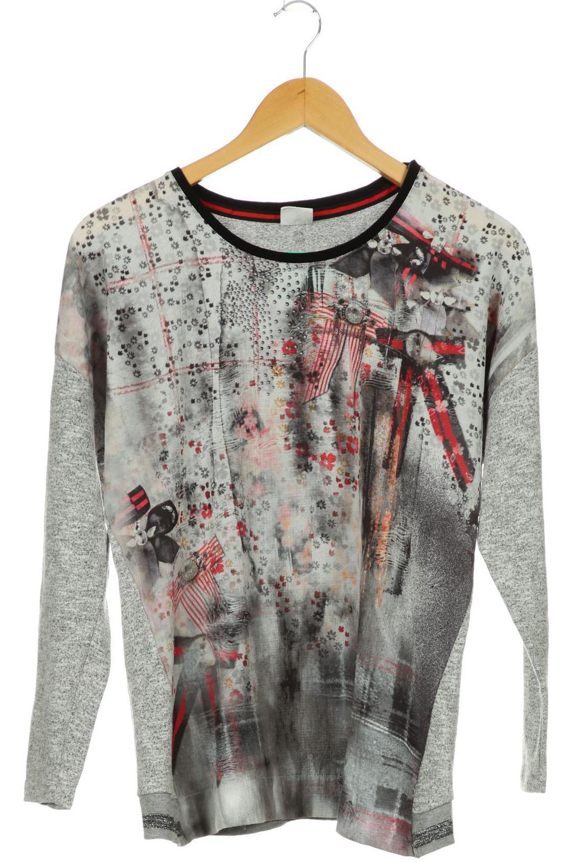 

Taifun Damen Langarmshirt, grau, Gr.