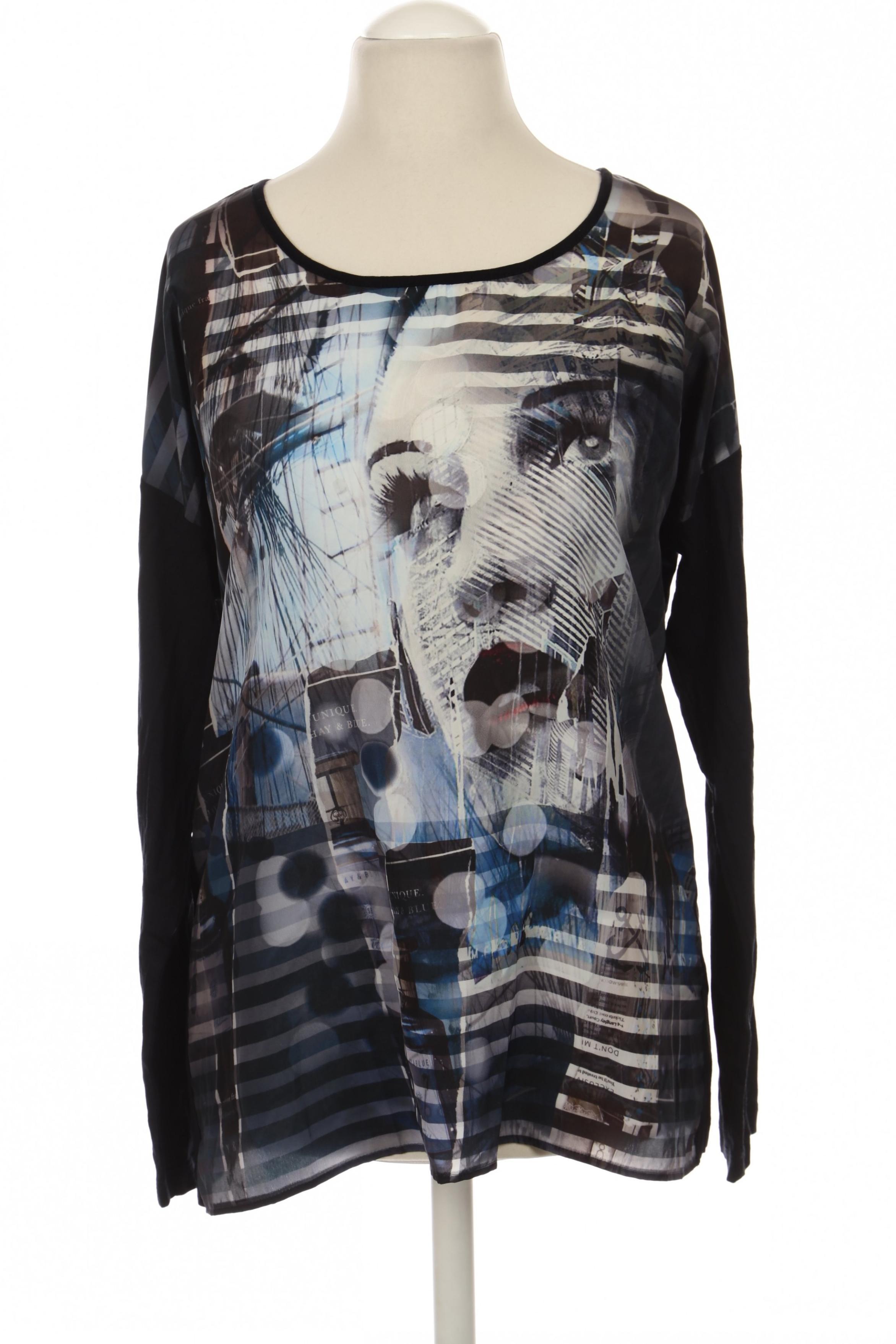 

Taifun Damen Langarmshirt, blau, Gr.