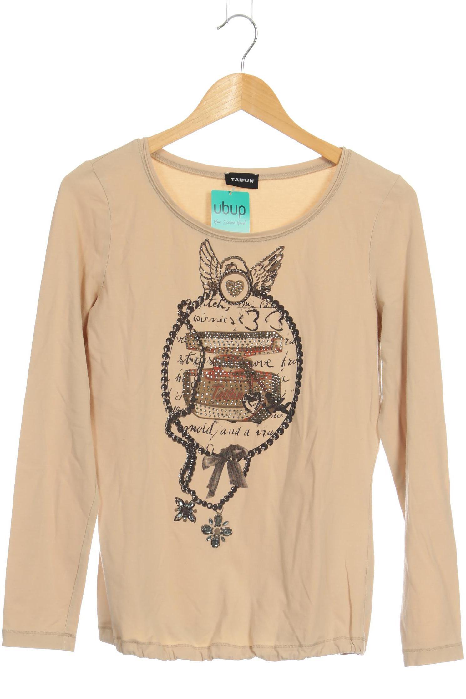 

Taifun Damen Langarmshirt, beige, Gr.