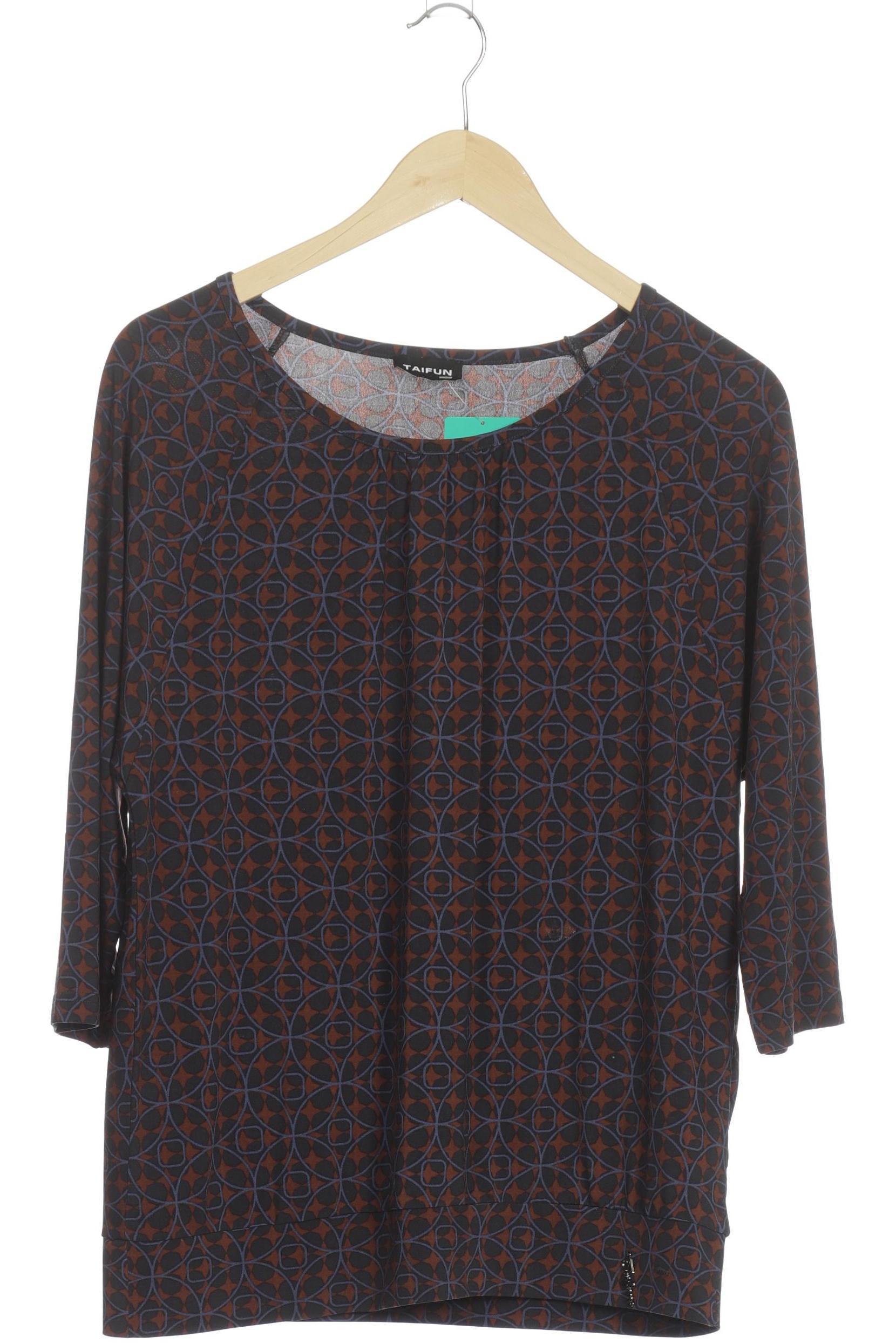 

Taifun Damen Langarmshirt, blau, Gr. 40