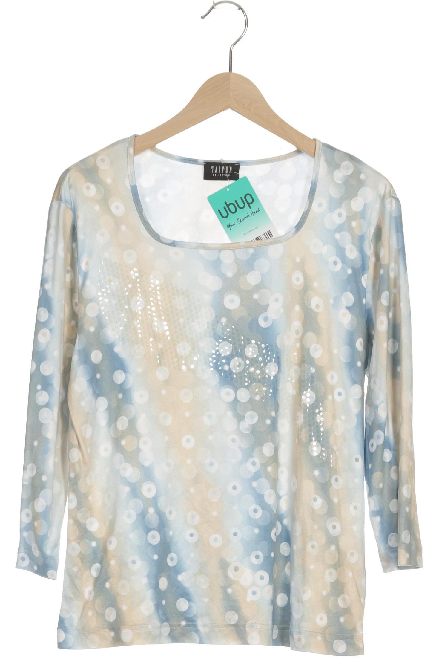 

Taifun Damen Langarmshirt, blau, Gr. 38