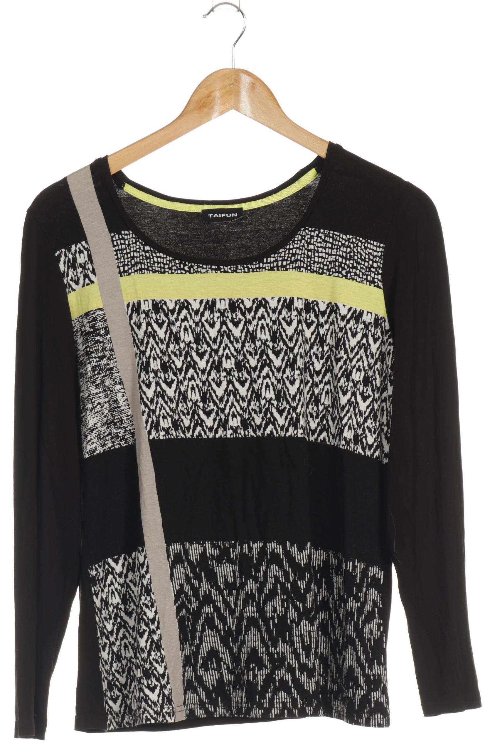 

Taifun Damen Langarmshirt, schwarz, Gr. 40
