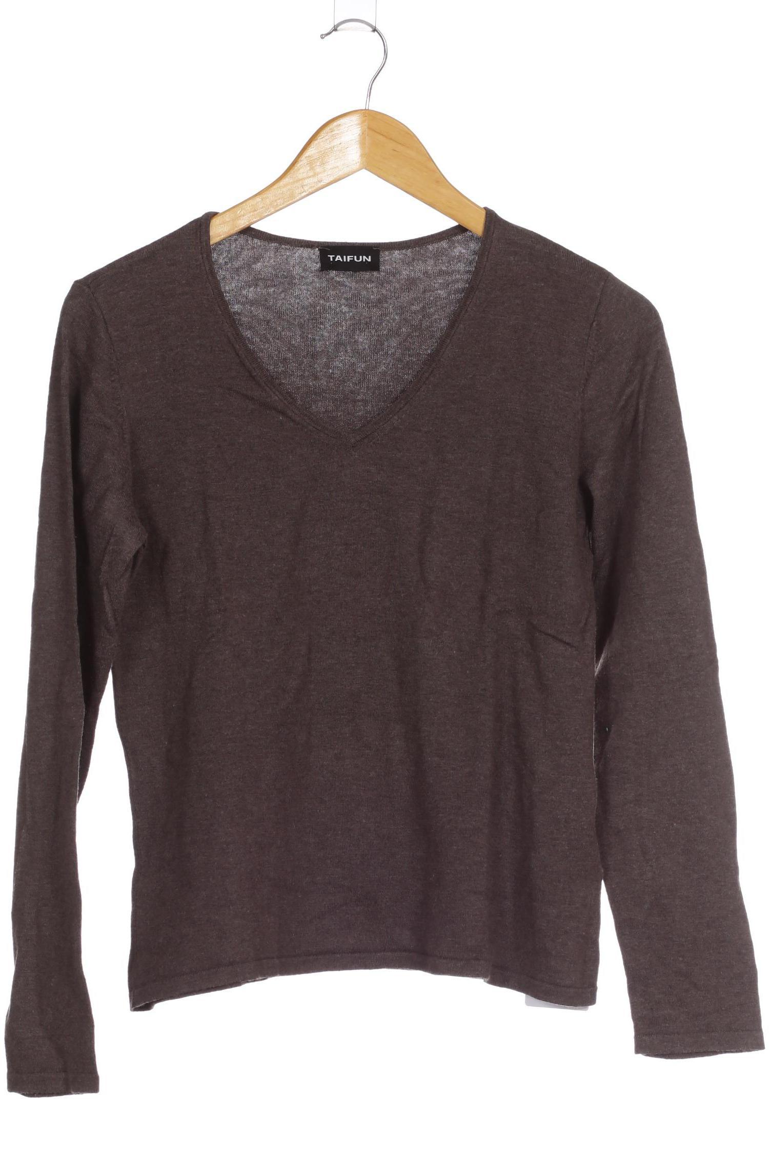 

Taifun Damen Langarmshirt, braun, Gr. 42