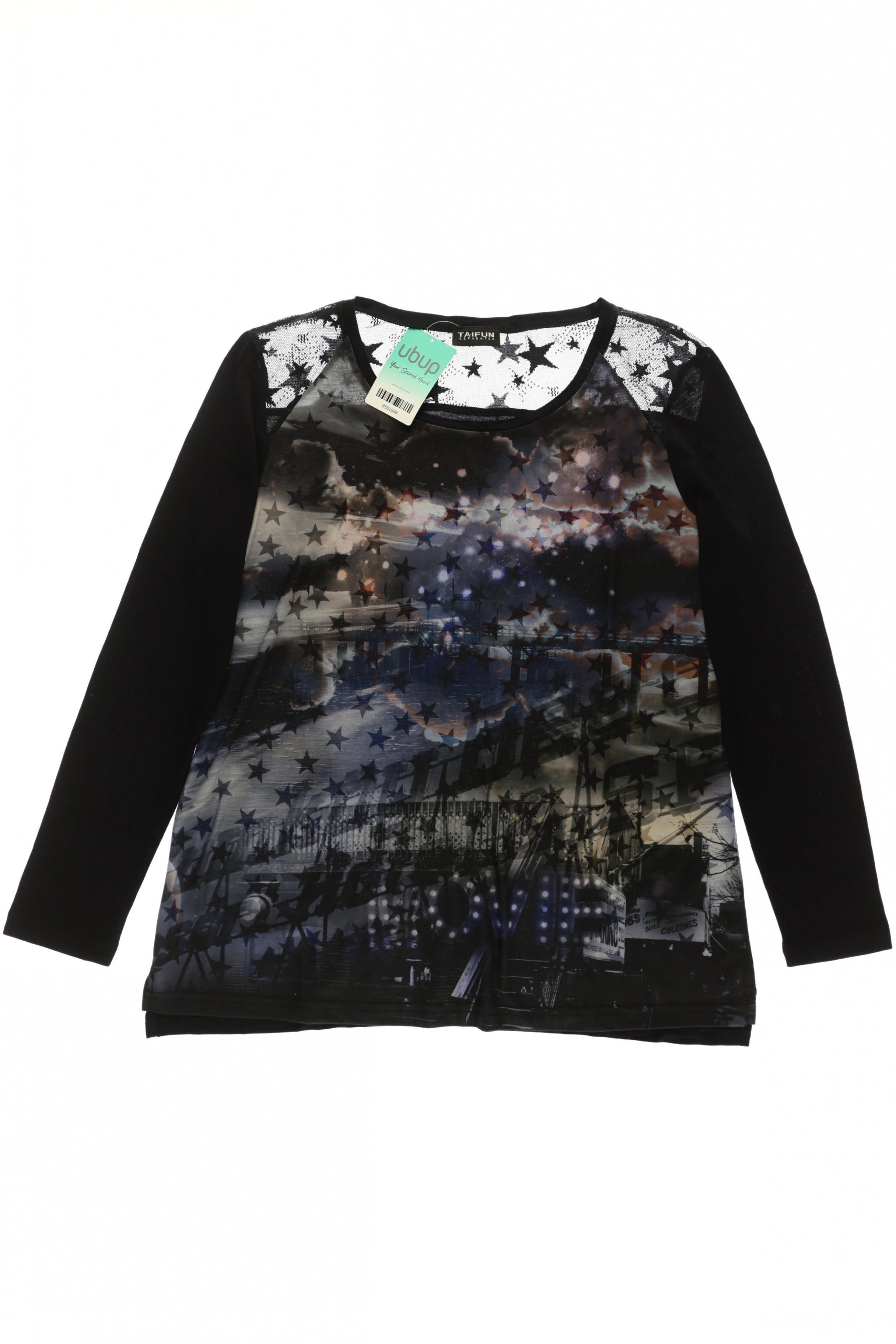 

Taifun Damen Langarmshirt, blau, Gr. 40