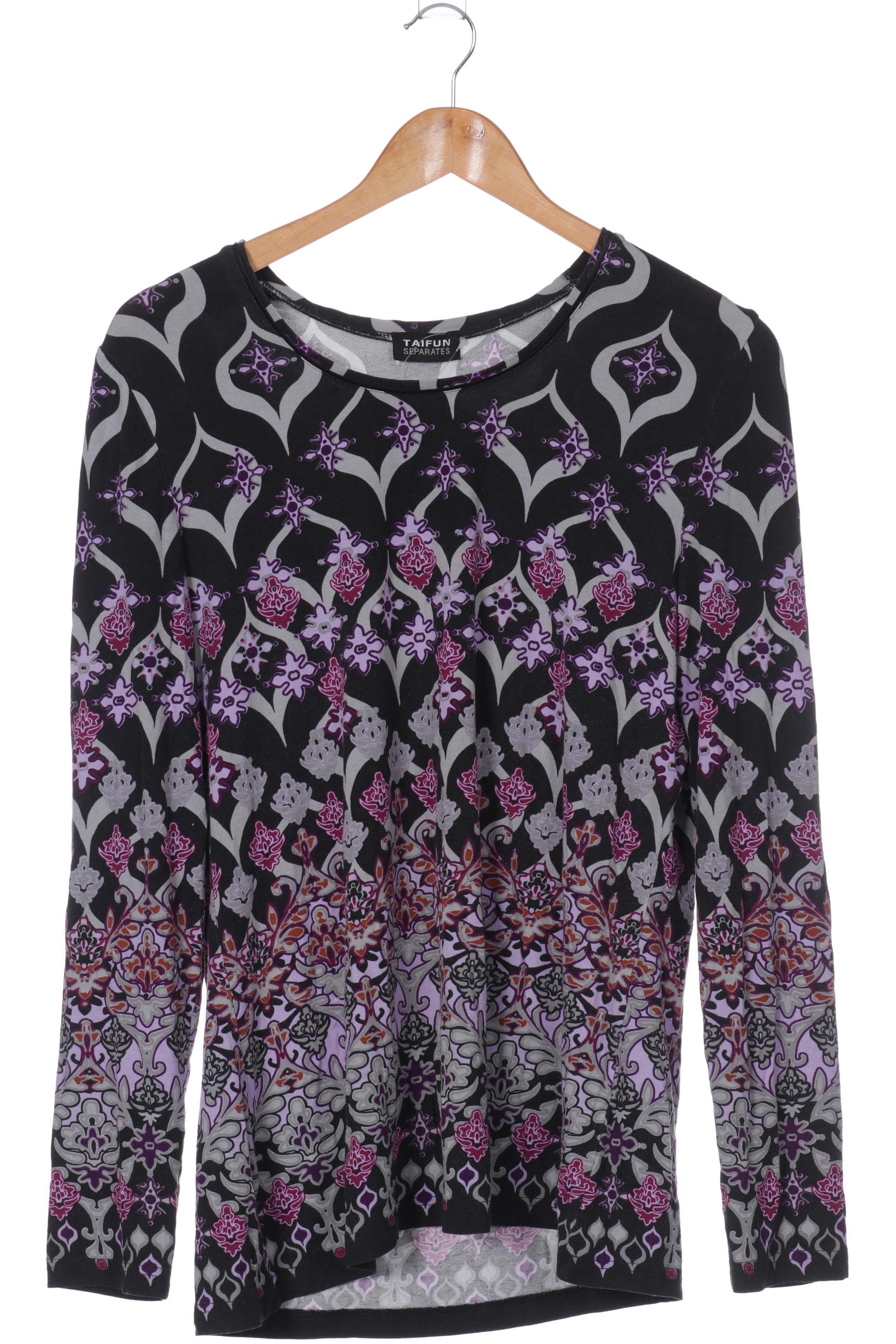 

Taifun Damen Langarmshirt, lila, Gr. 42