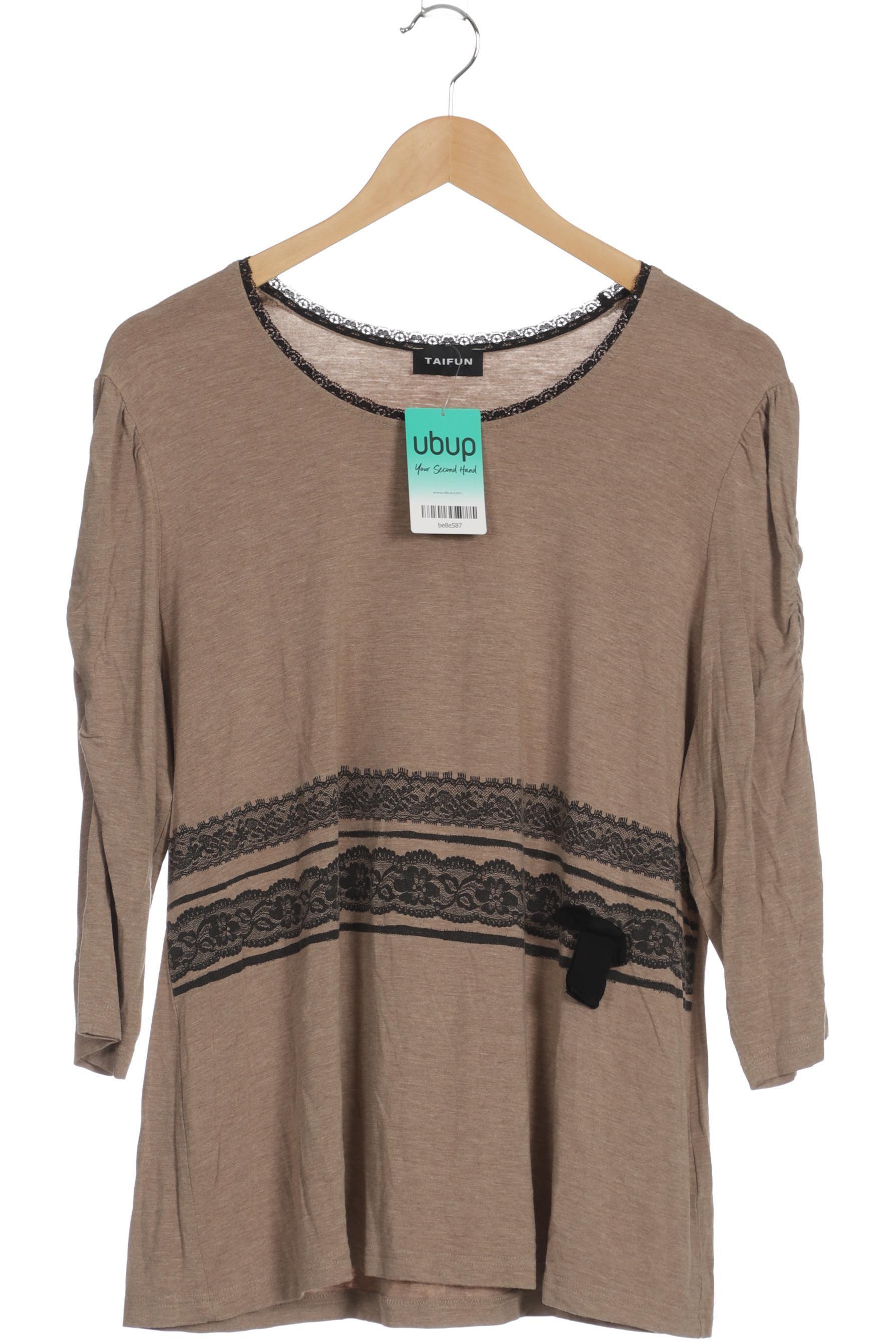 

Taifun Damen Langarmshirt, braun, Gr. 46