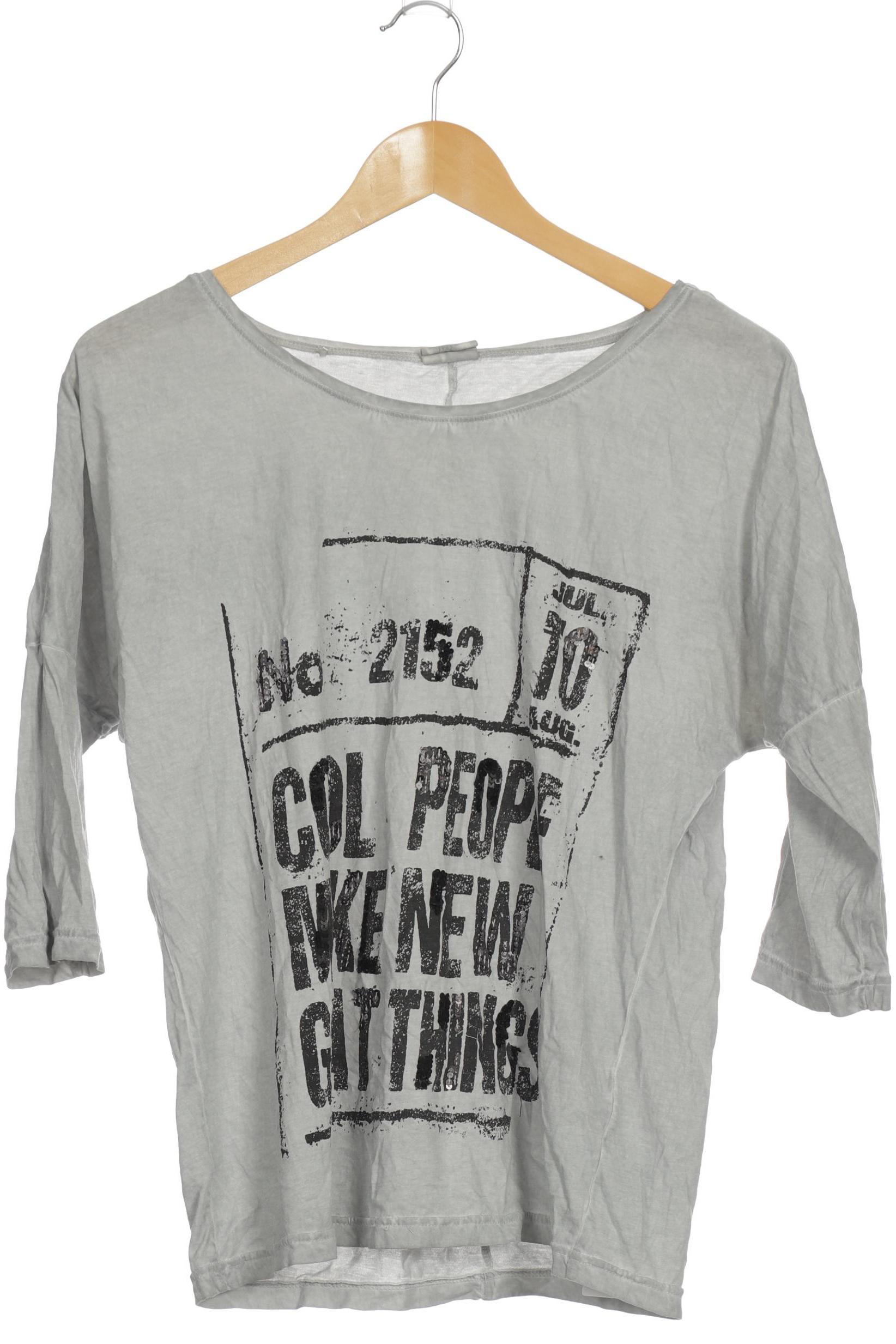 

Taifun Damen Langarmshirt, grau, Gr. 38