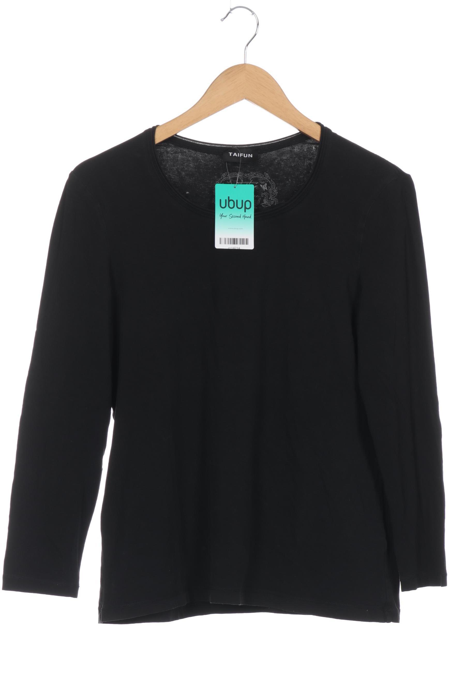 

Taifun Damen Langarmshirt, schwarz, Gr. 44