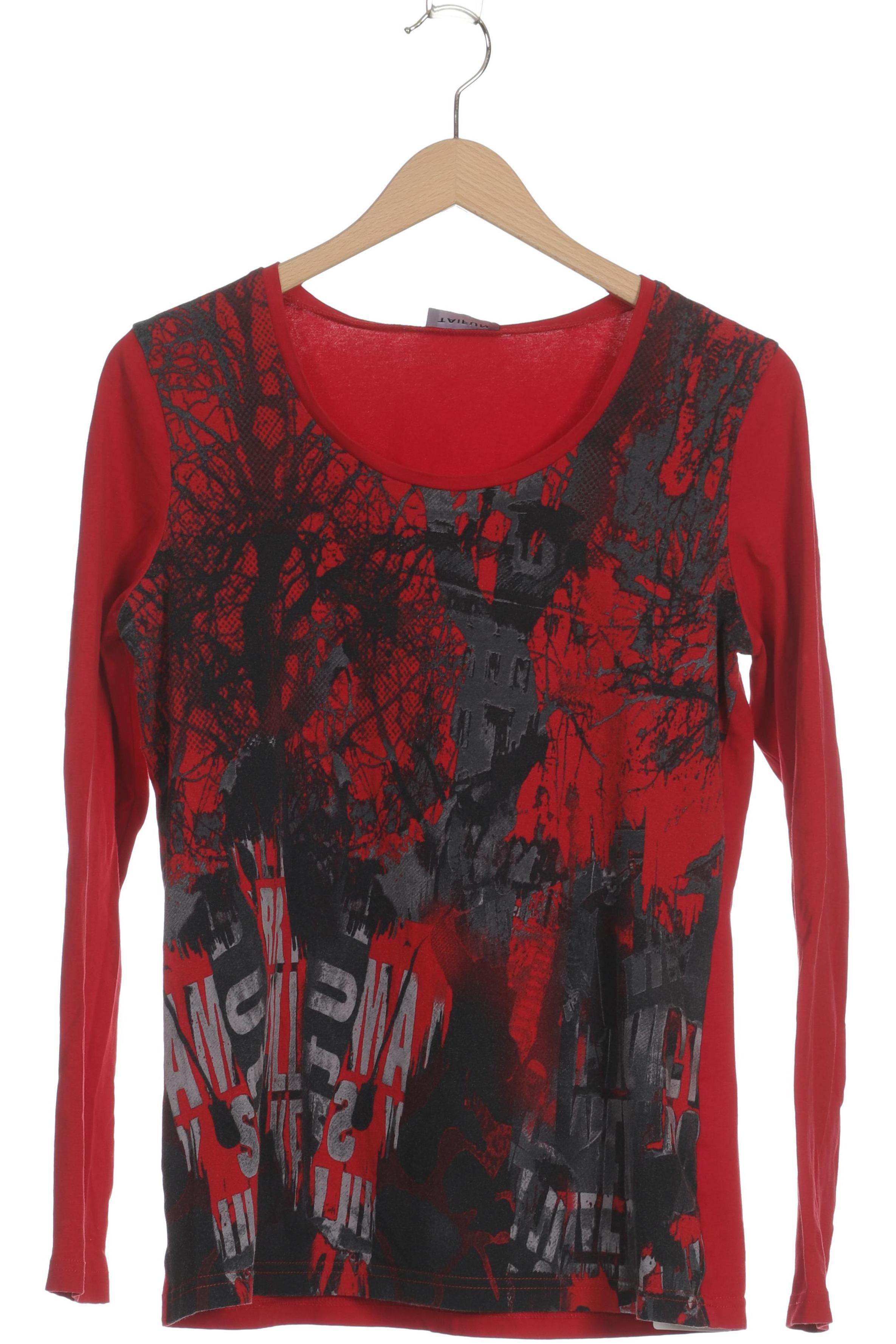 

Taifun Damen Langarmshirt, rot, Gr. 34