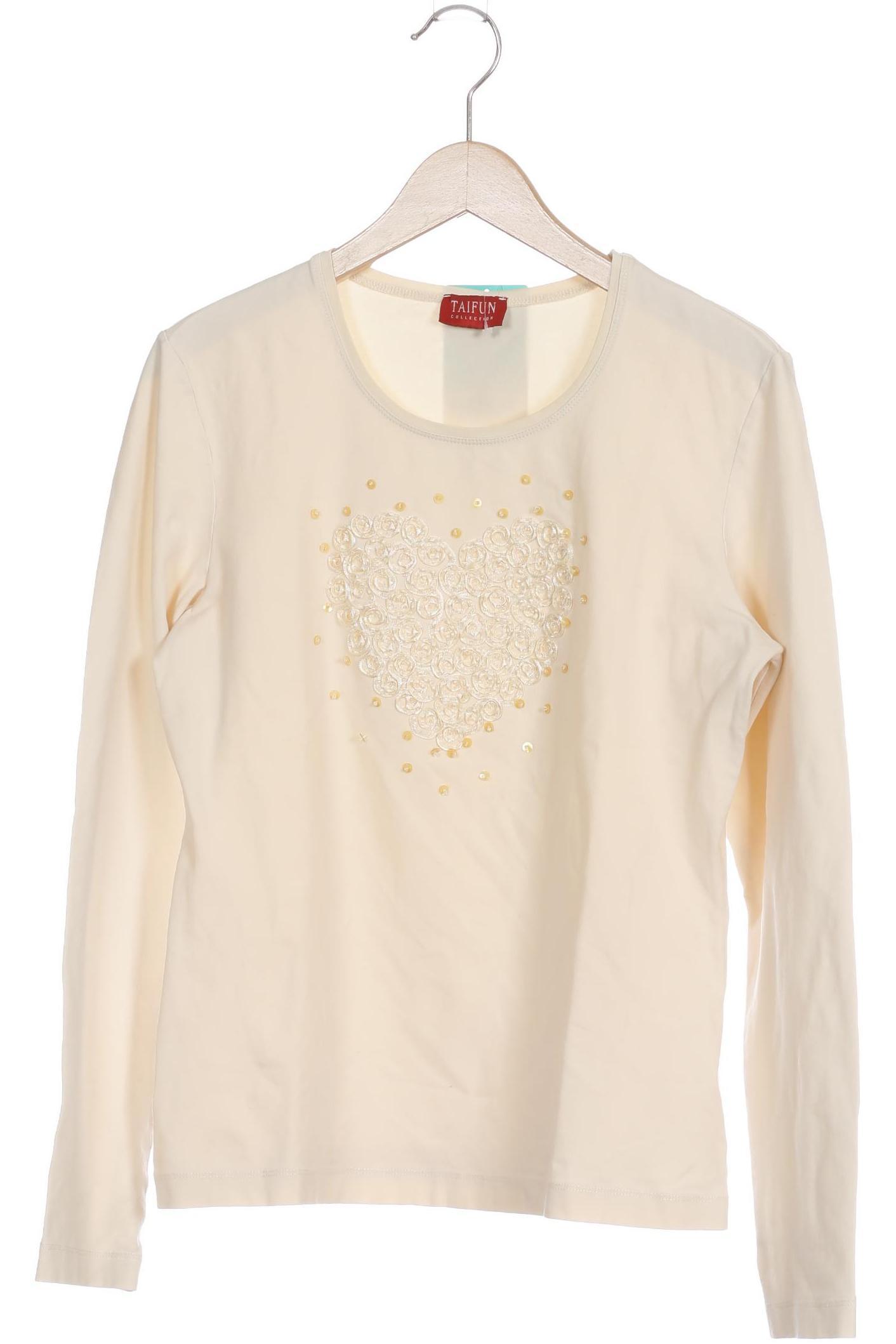 

Taifun Damen Langarmshirt, beige, Gr. 36