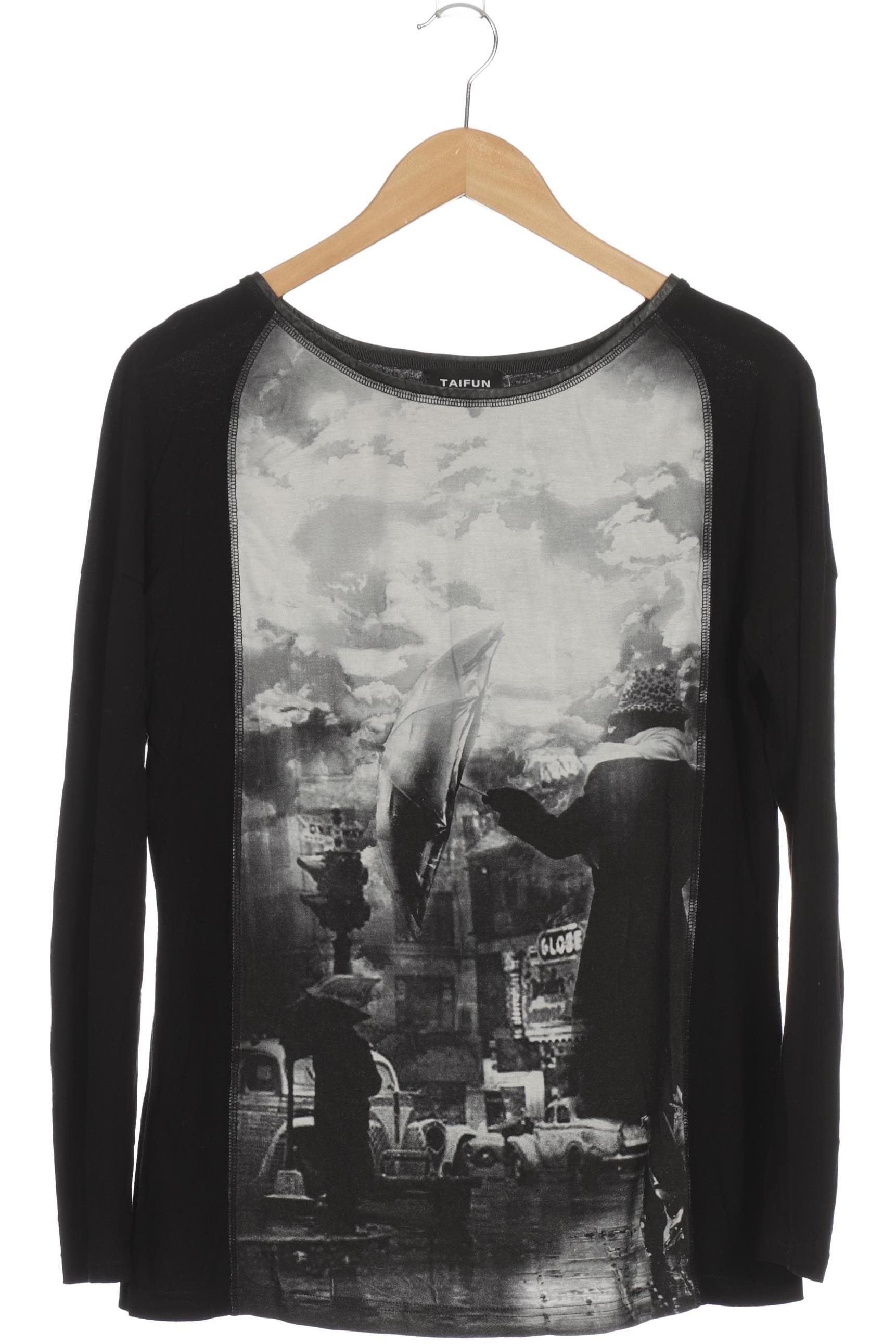 

Taifun Damen Langarmshirt, schwarz, Gr.
