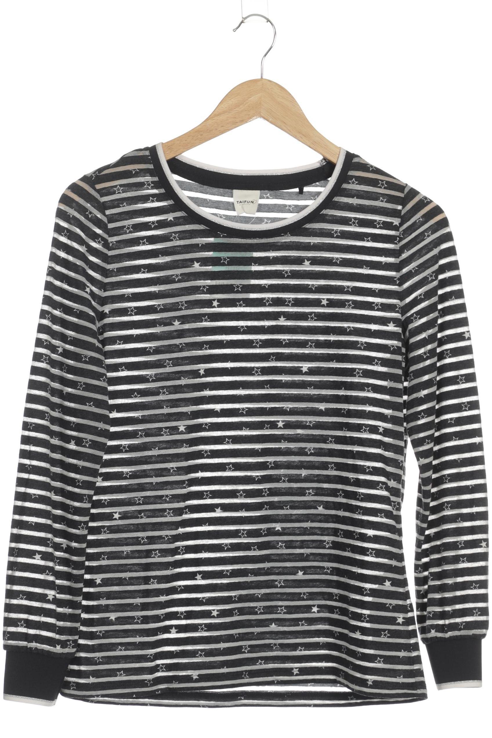 

Taifun Damen Langarmshirt, blau, Gr. 38