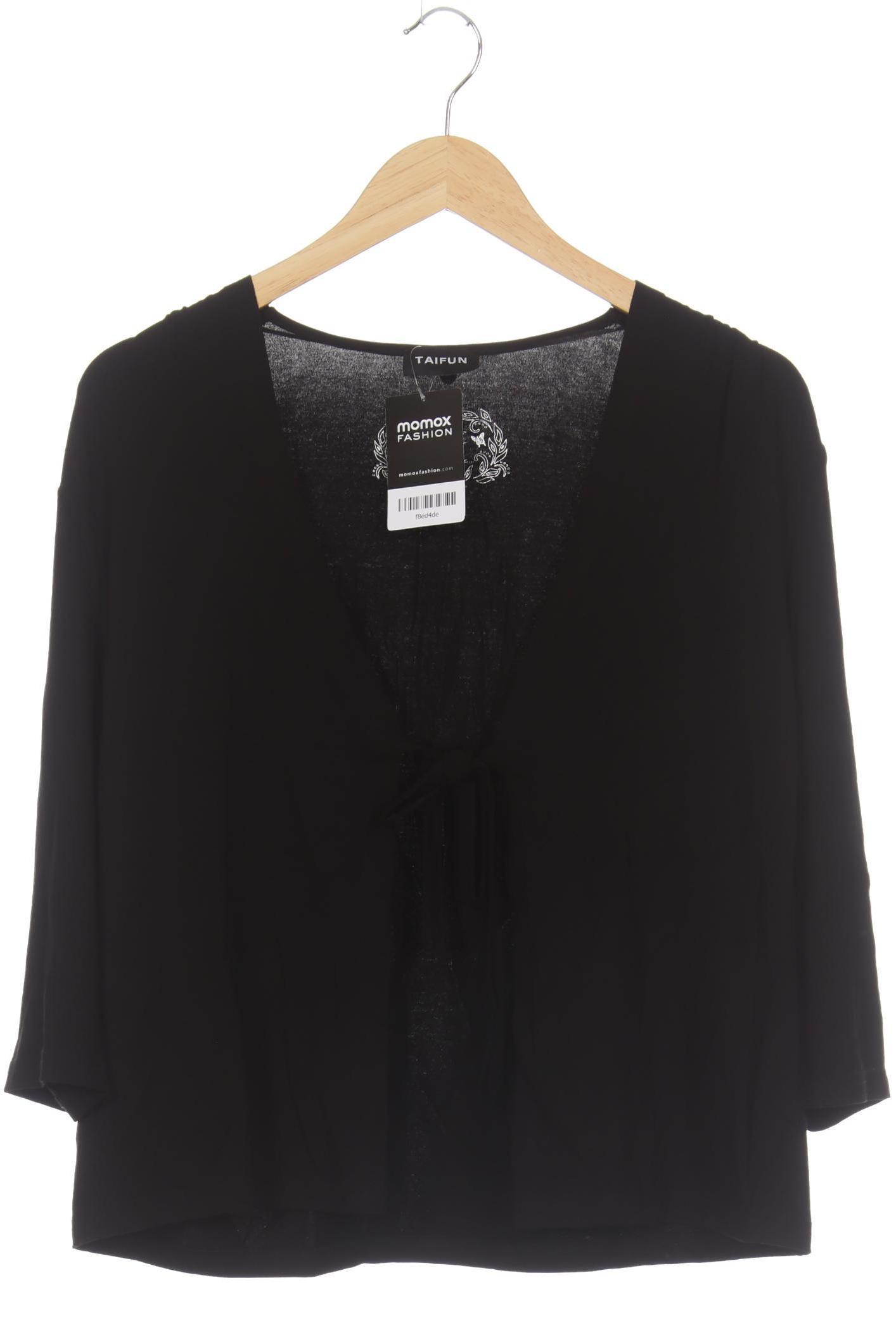 

Taifun Damen Strickjacke, schwarz, Gr. 44