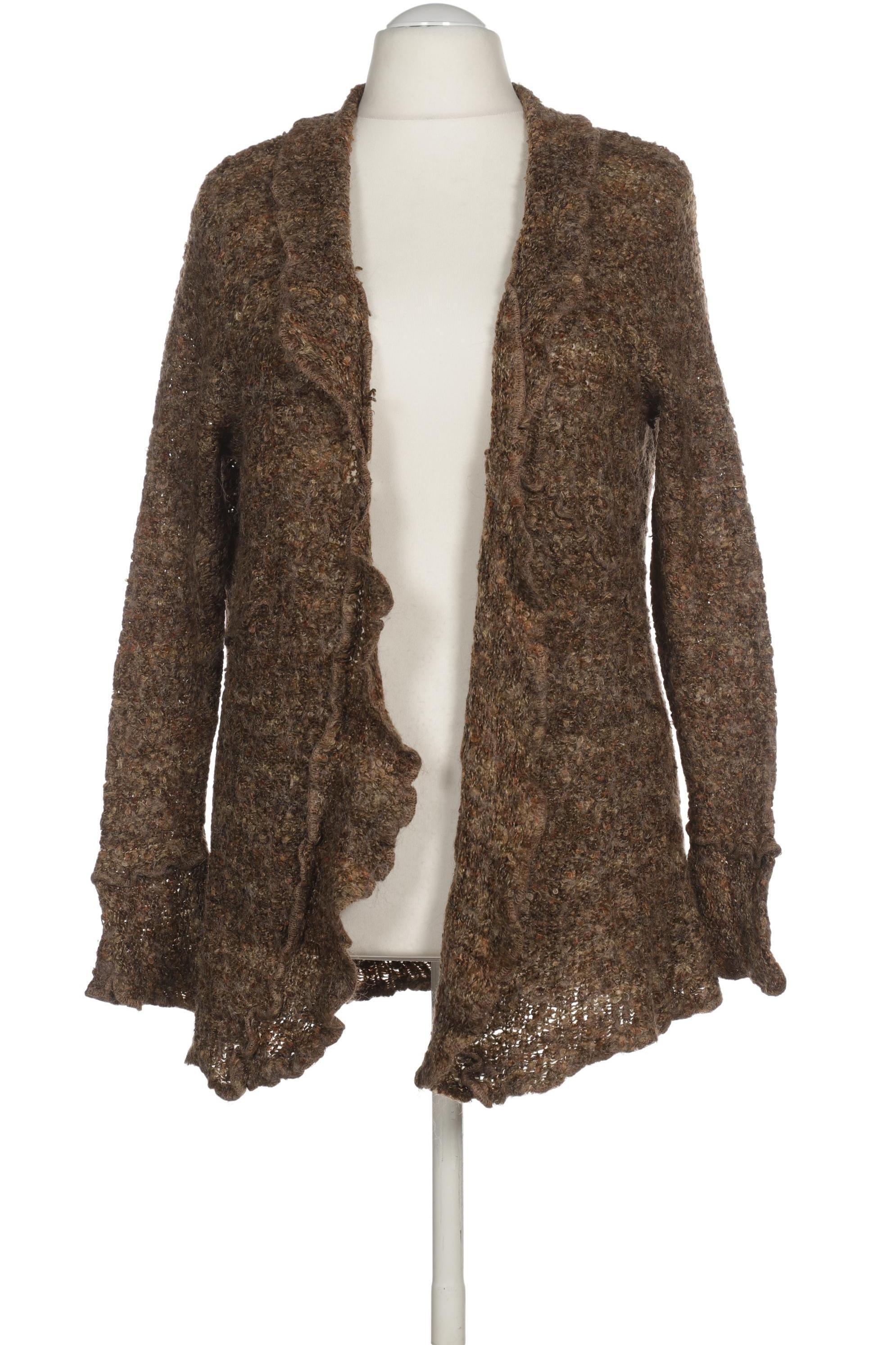 

Taifun Damen Strickjacke, braun, Gr. 44