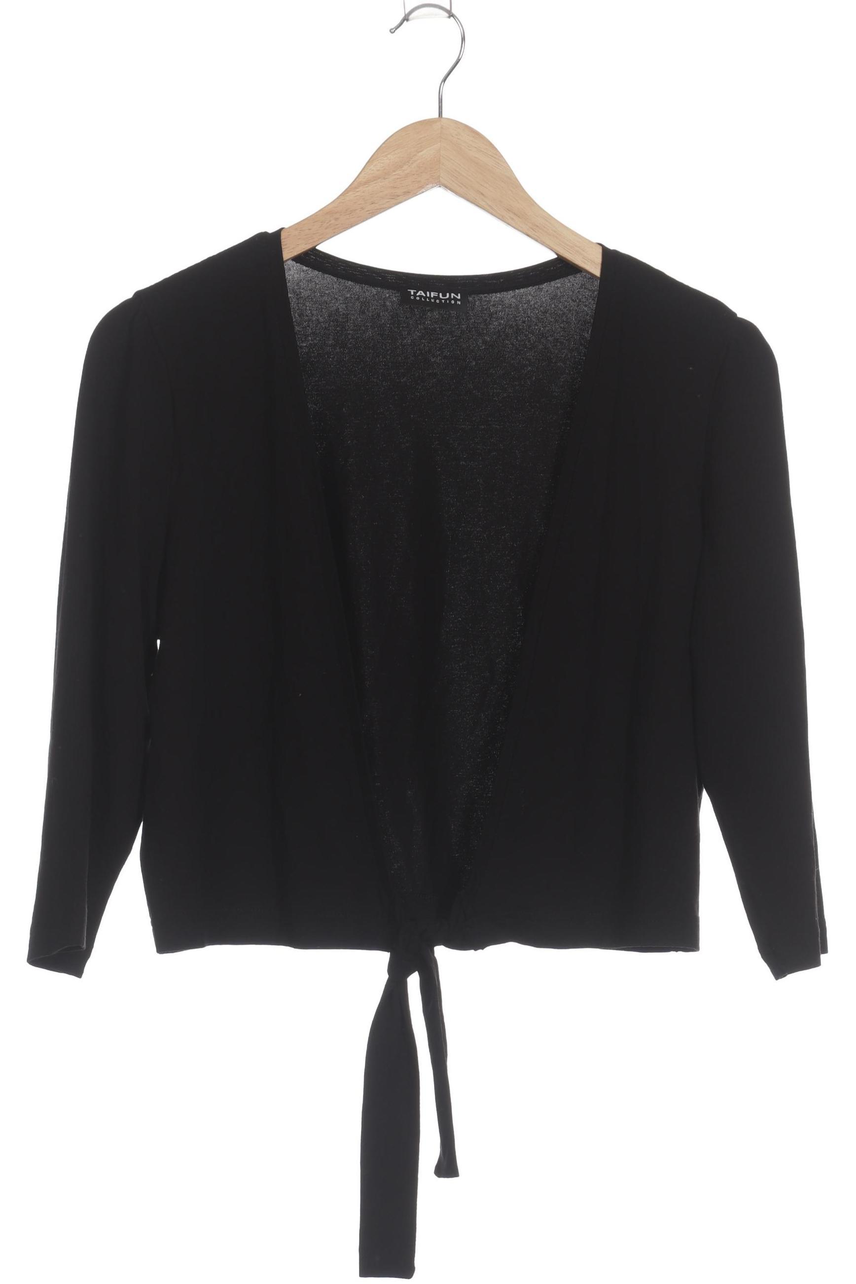 

Taifun Damen Strickjacke, schwarz, Gr. 40