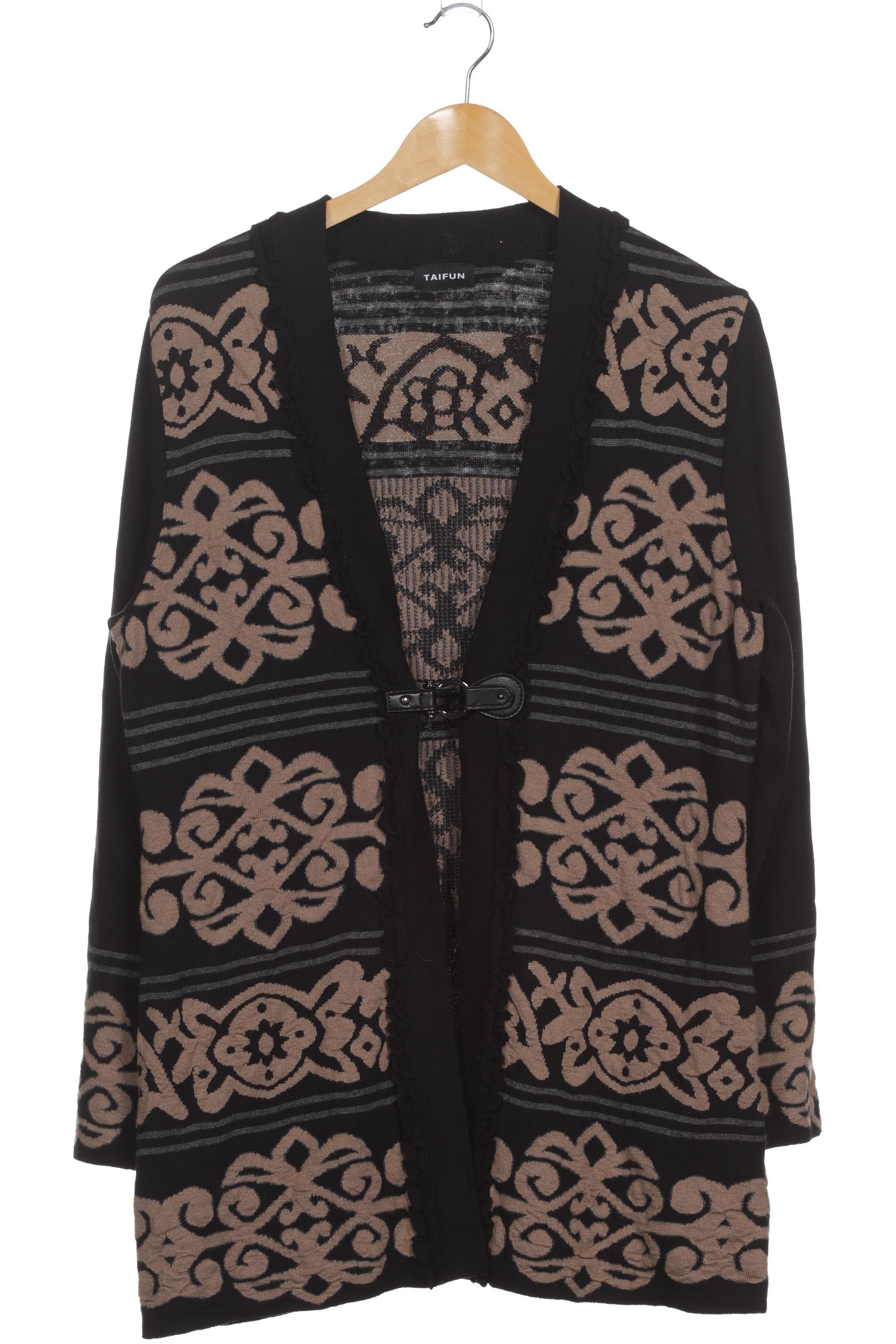 

Taifun Damen Strickjacke, schwarz, Gr. 44