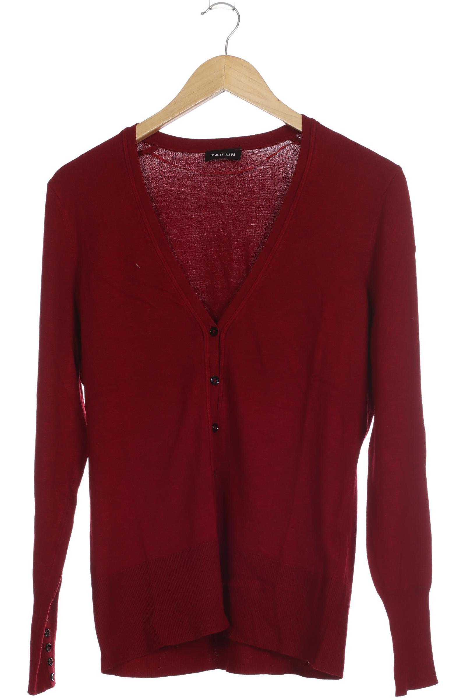 

Taifun Damen Strickjacke, rot, Gr. 42