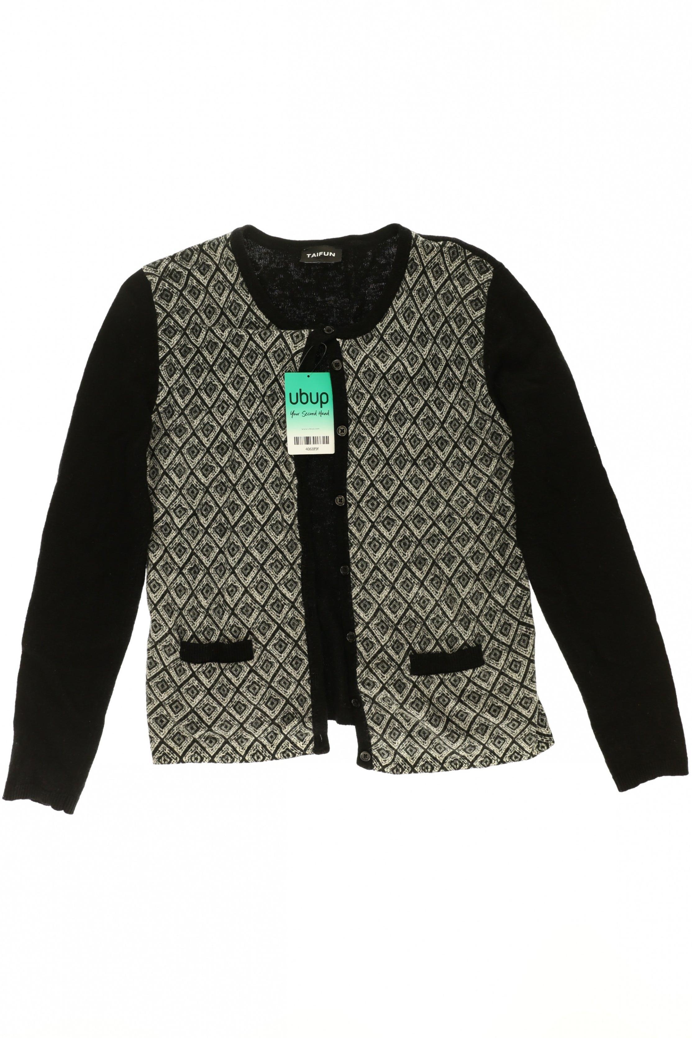 

Taifun Damen Strickjacke, schwarz, Gr. 38