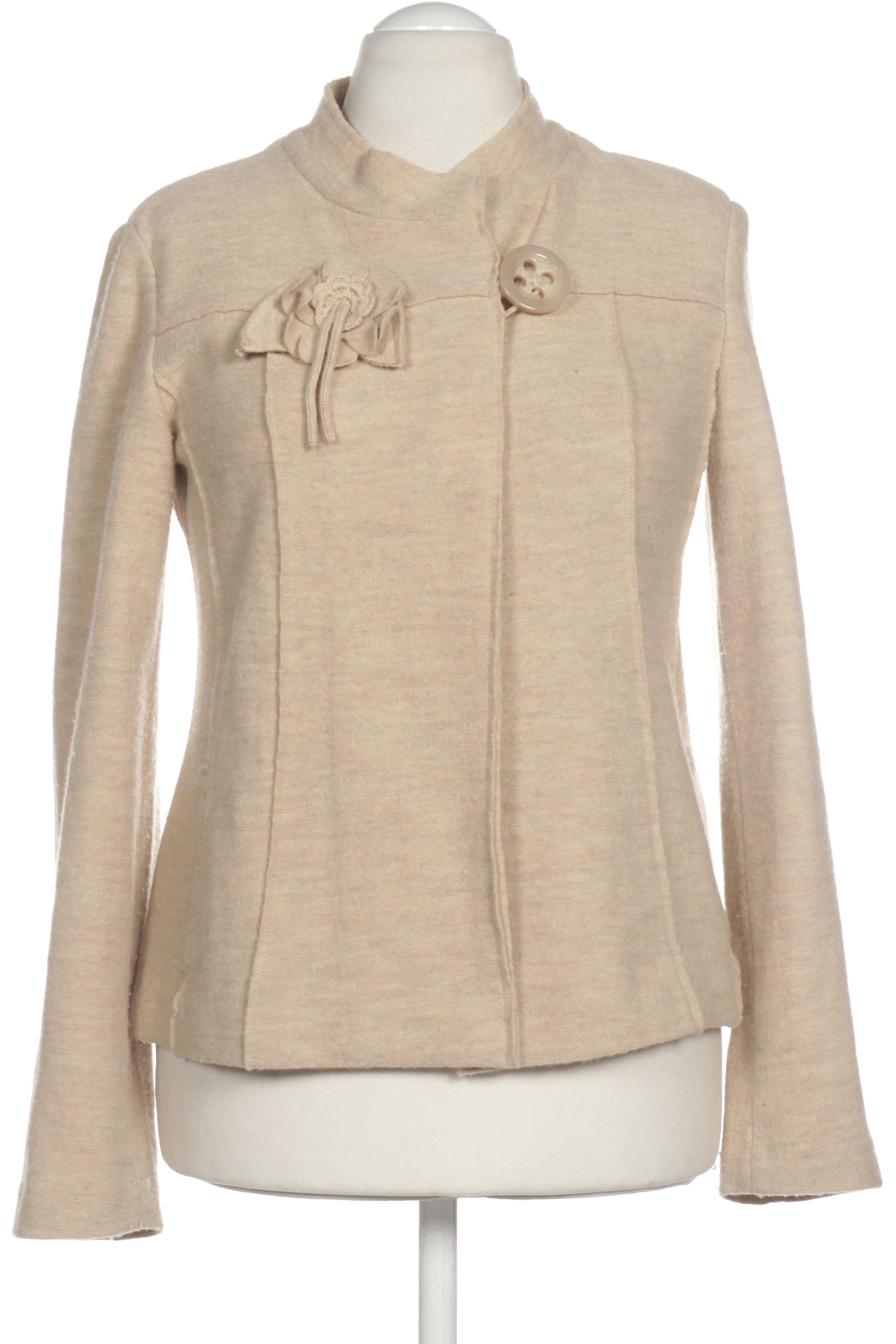 

Taifun Damen Strickjacke, beige, Gr. 38