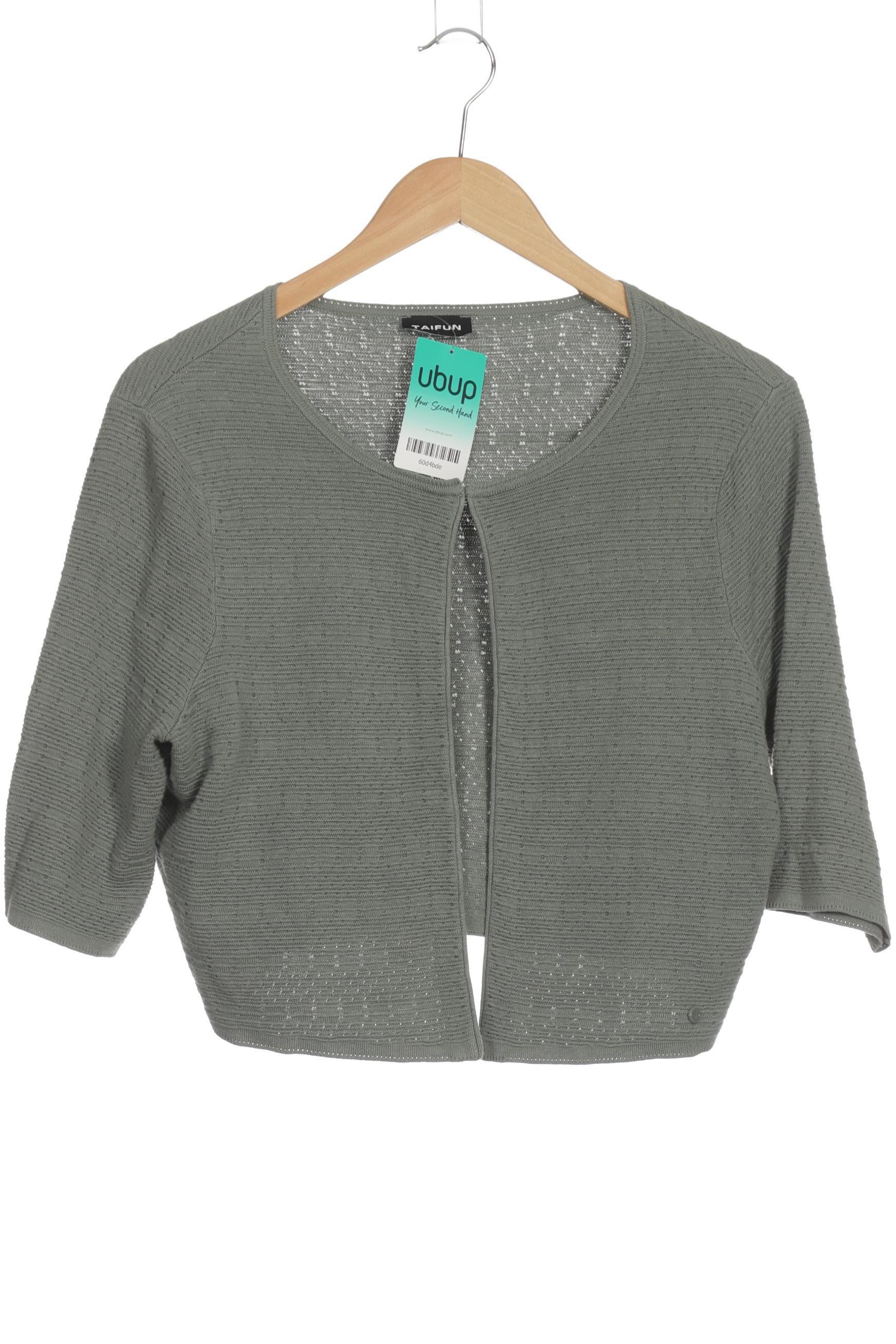 

Taifun Damen Strickjacke, grün, Gr. 42