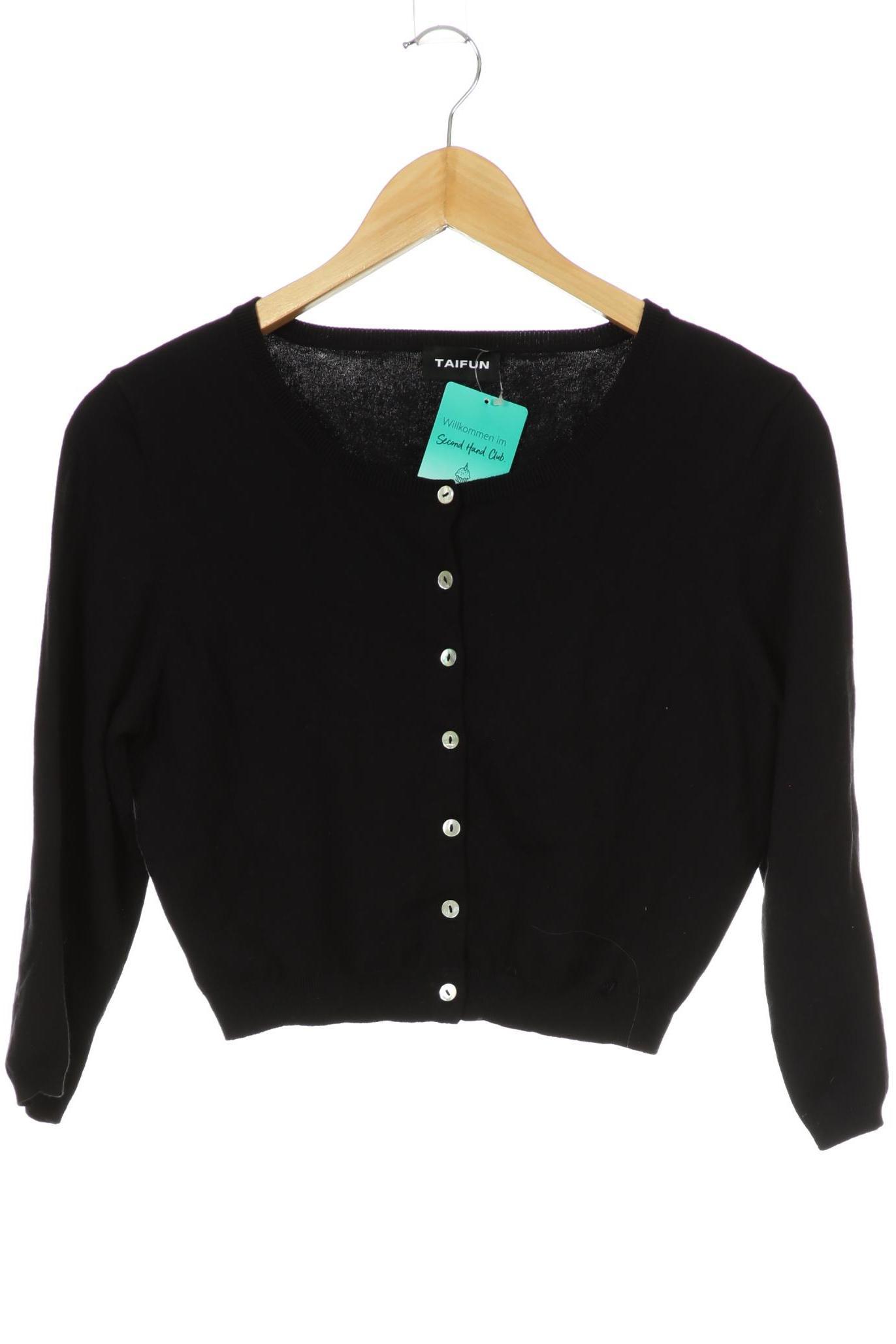

Taifun Damen Strickjacke, schwarz, Gr.