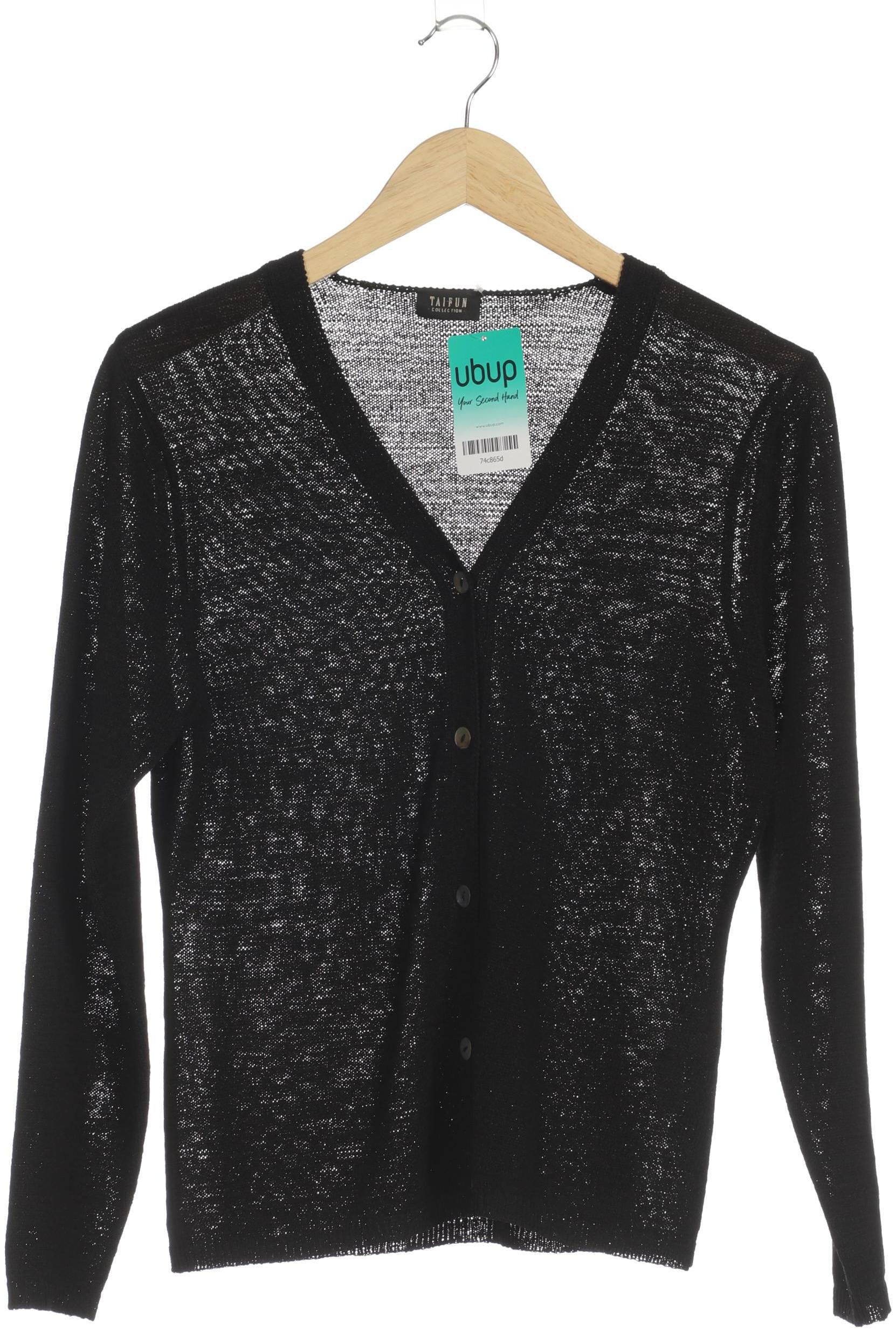 

Taifun Damen Strickjacke, schwarz, Gr. 38