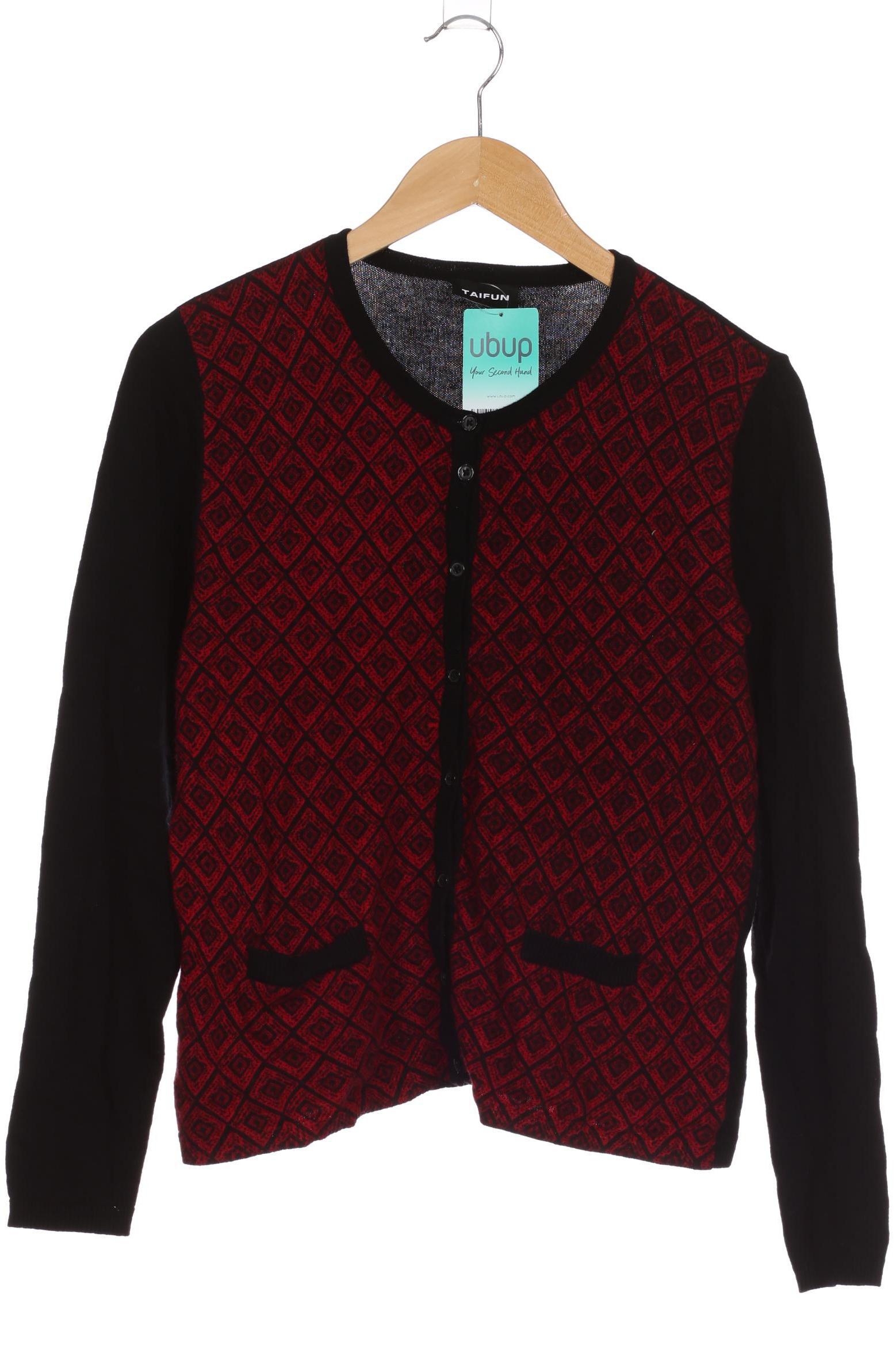 

Taifun Damen Strickjacke, rot, Gr. 38