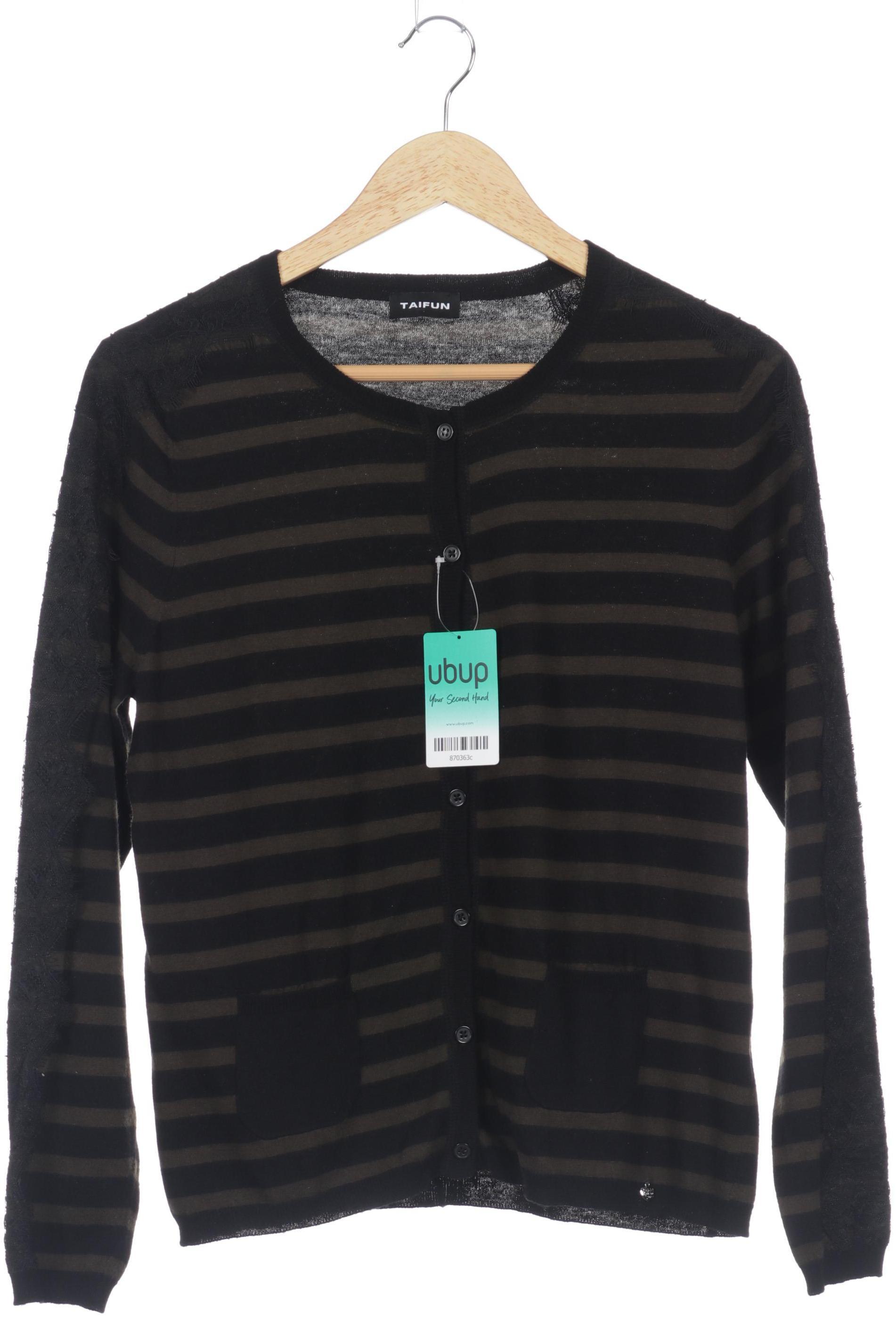 

Taifun Damen Strickjacke, schwarz, Gr. 42